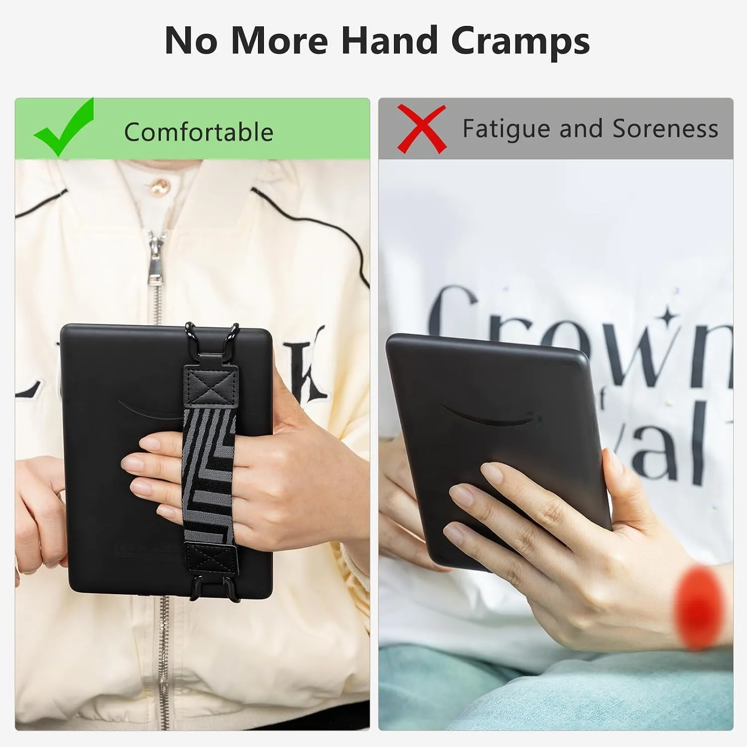 CoBak Secure Hand Strap for Ebook Reader - Versatile and Lightweight