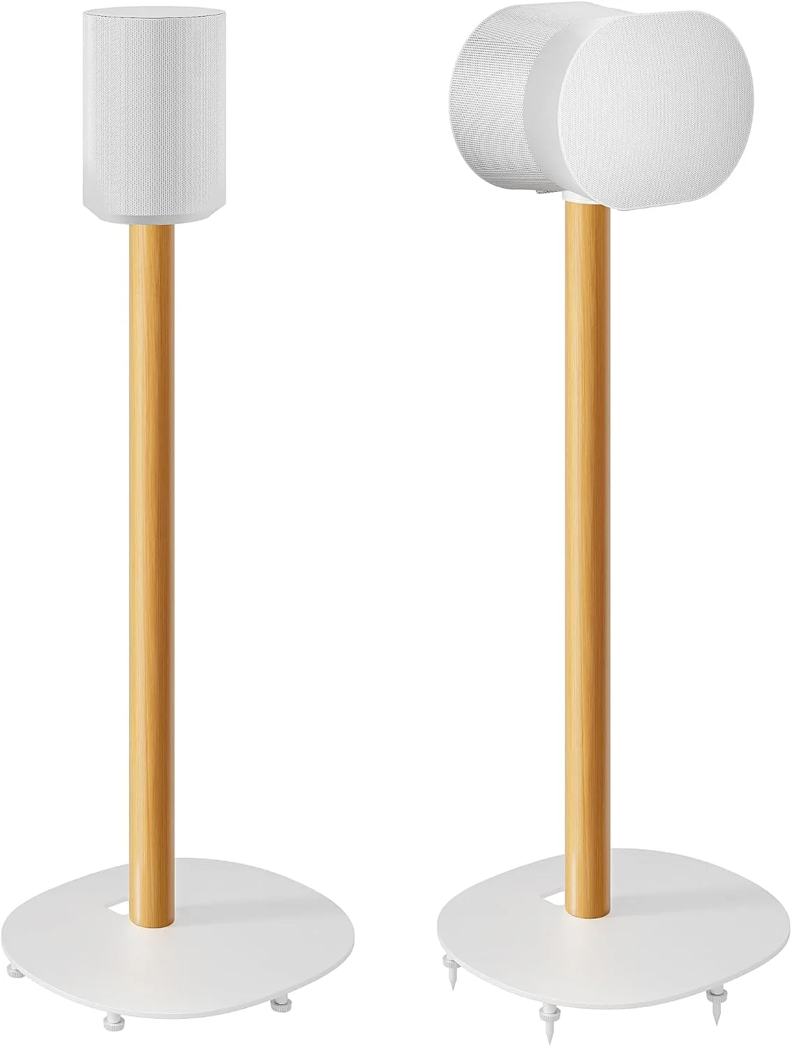 30.6" Speaker Stands Pair for SONOS Era 100 and Era 300,White