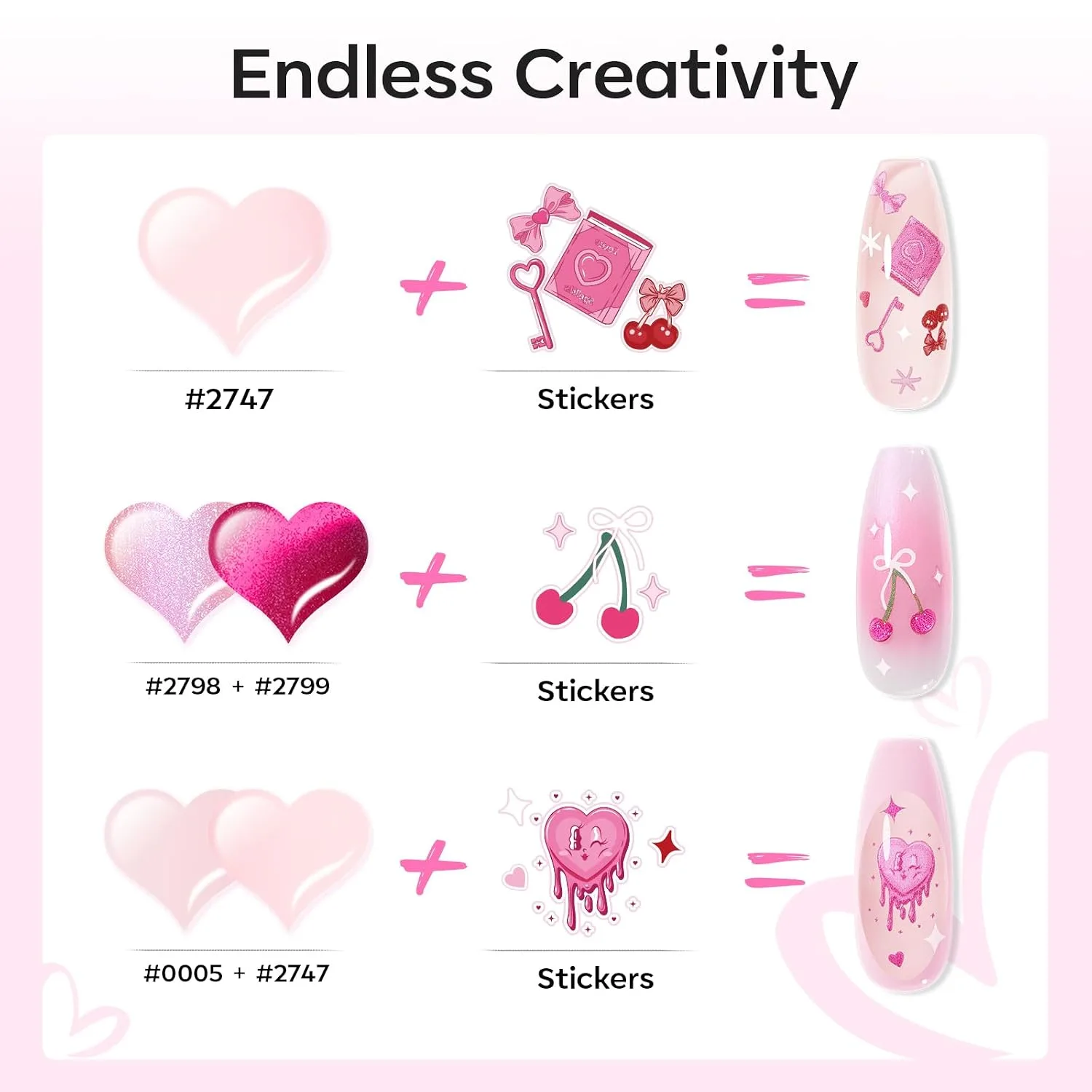 modelones Cat Eye Gel Nail Polish Set Jelly 6Colors
