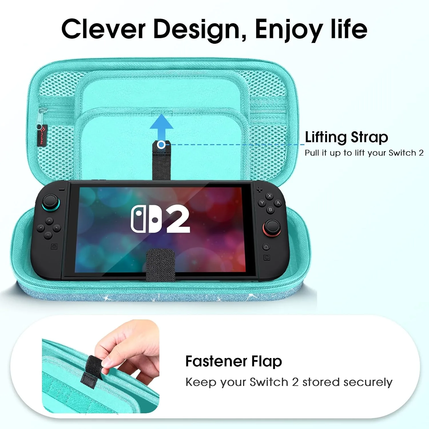 FINTIE Shockproof Carrying Case for Nintendo Switch 2 (2025)