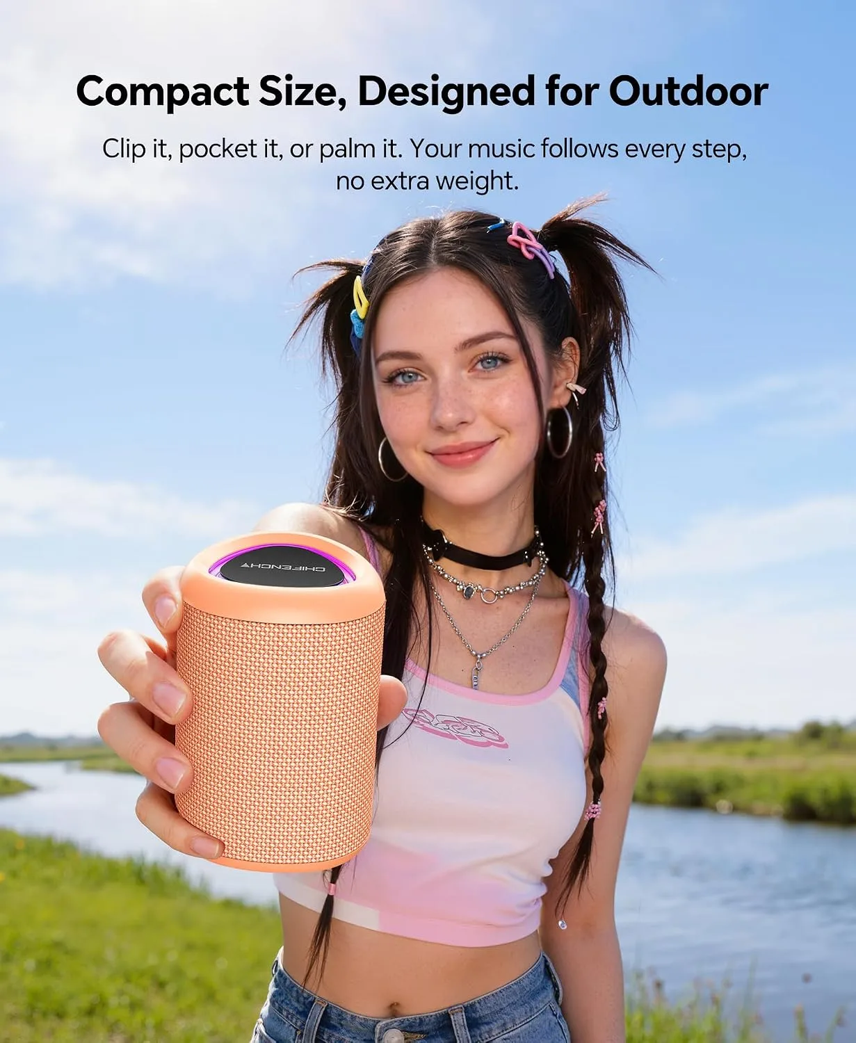 Portable Bluetooth Speaker Gift Ideas: Outdoor Travel Essentials Waterproof