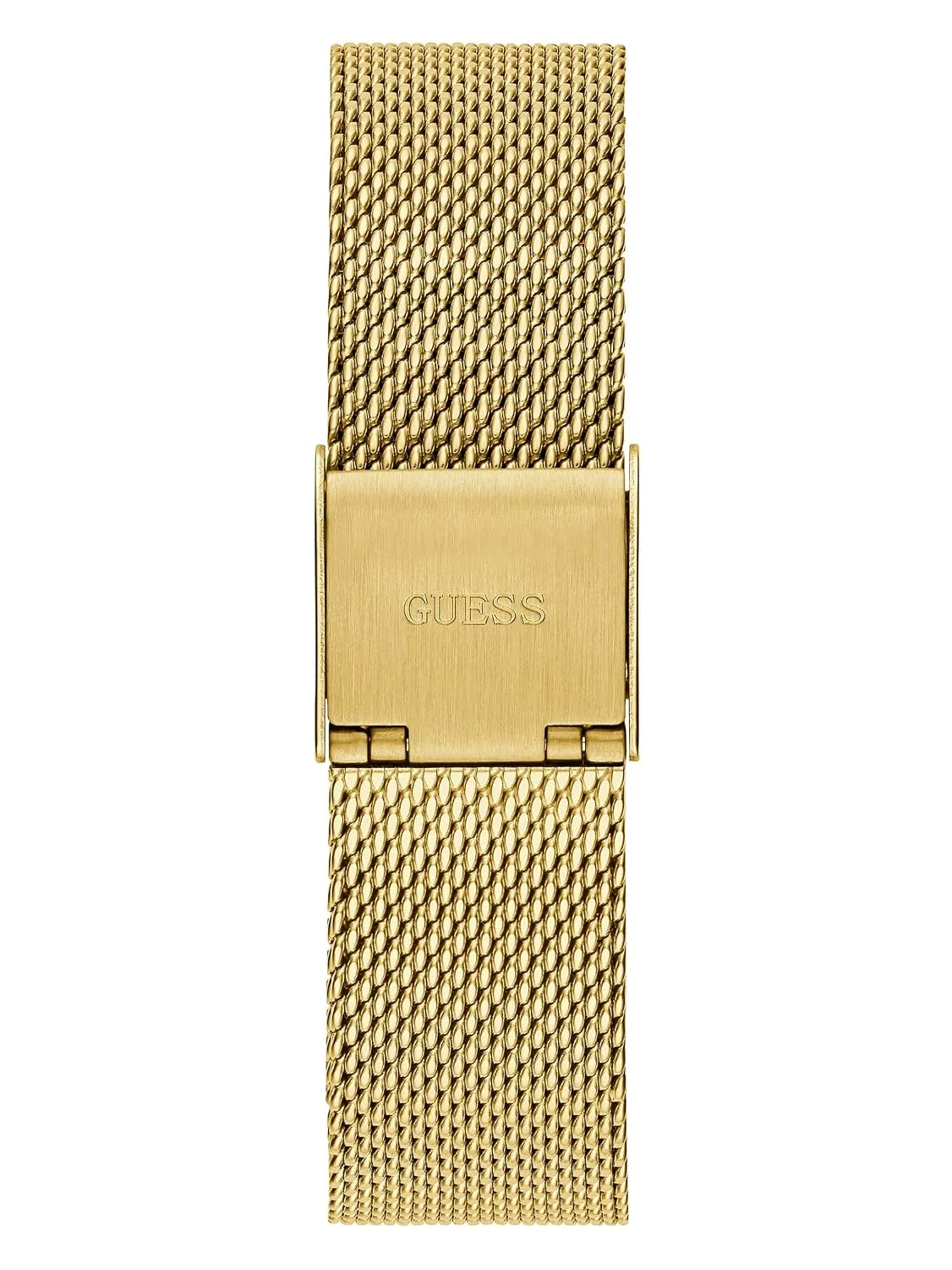GUESS Gold-Tone Mesh Analog Watch