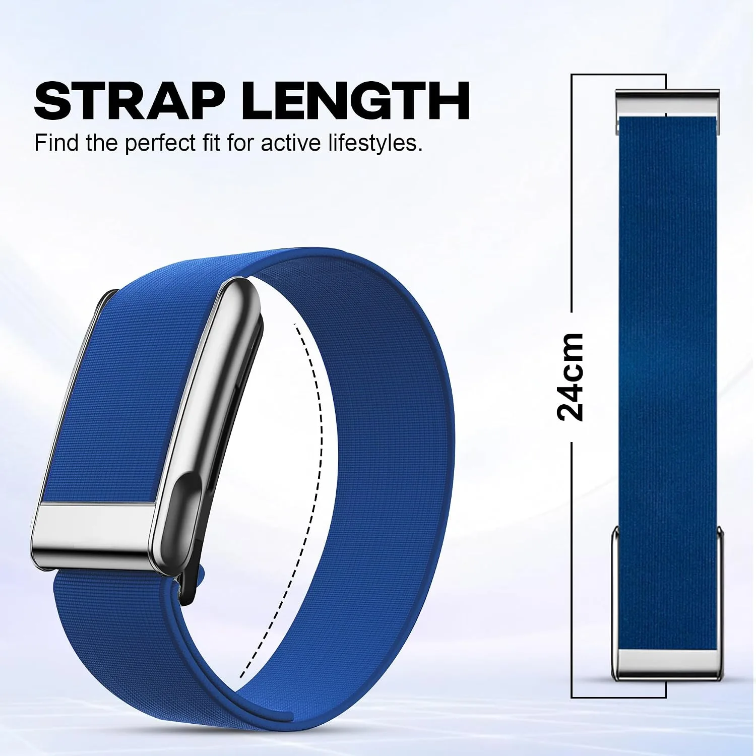 DADO HydroKnit Waterproof Nylon Sport Band Compatible with WHOOP 5.0, One, Peak, and Life | Elastic, Fast-Drying, Water-Resistant, and Comfortable Strap for Active Lifestyles