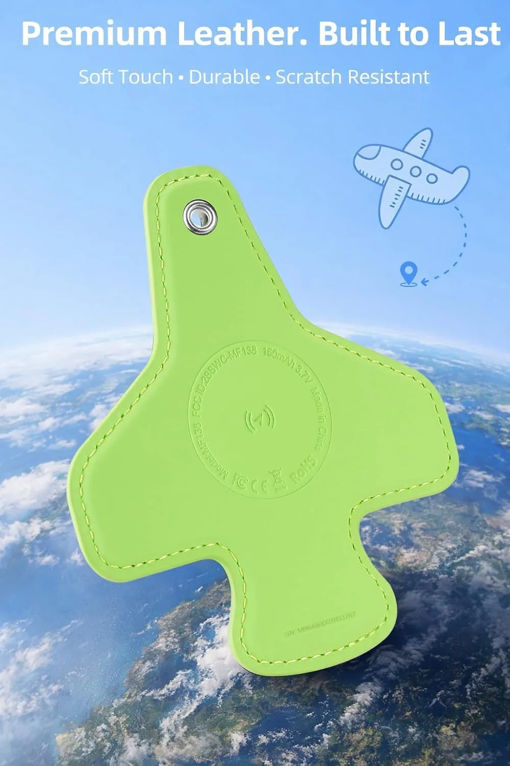 Luggage Tags for Suitcases, Works with Apple Find My