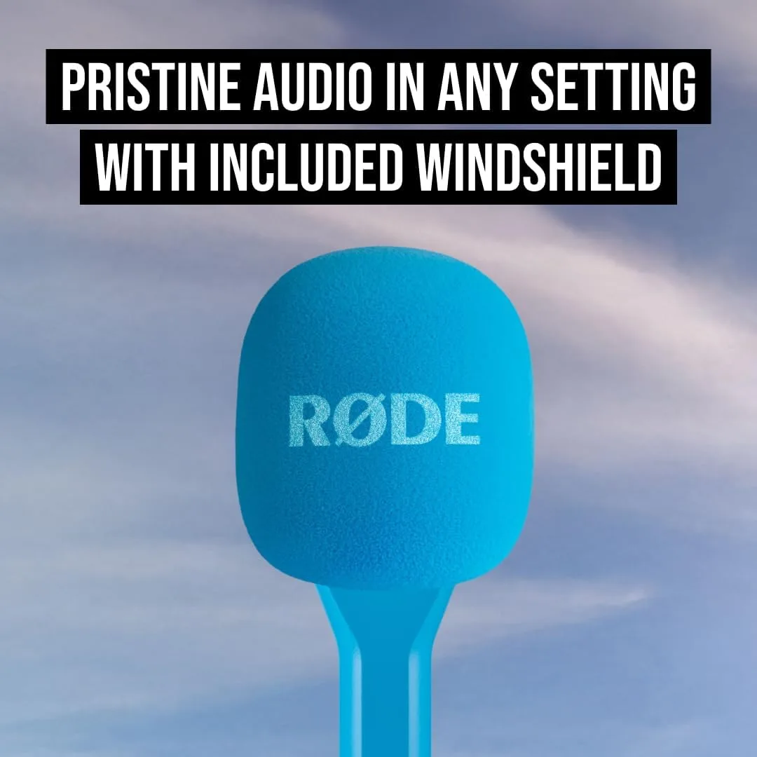 RØDE Interview GO Handheld Adaptor for RØDE Wireless Microphones (Blue)