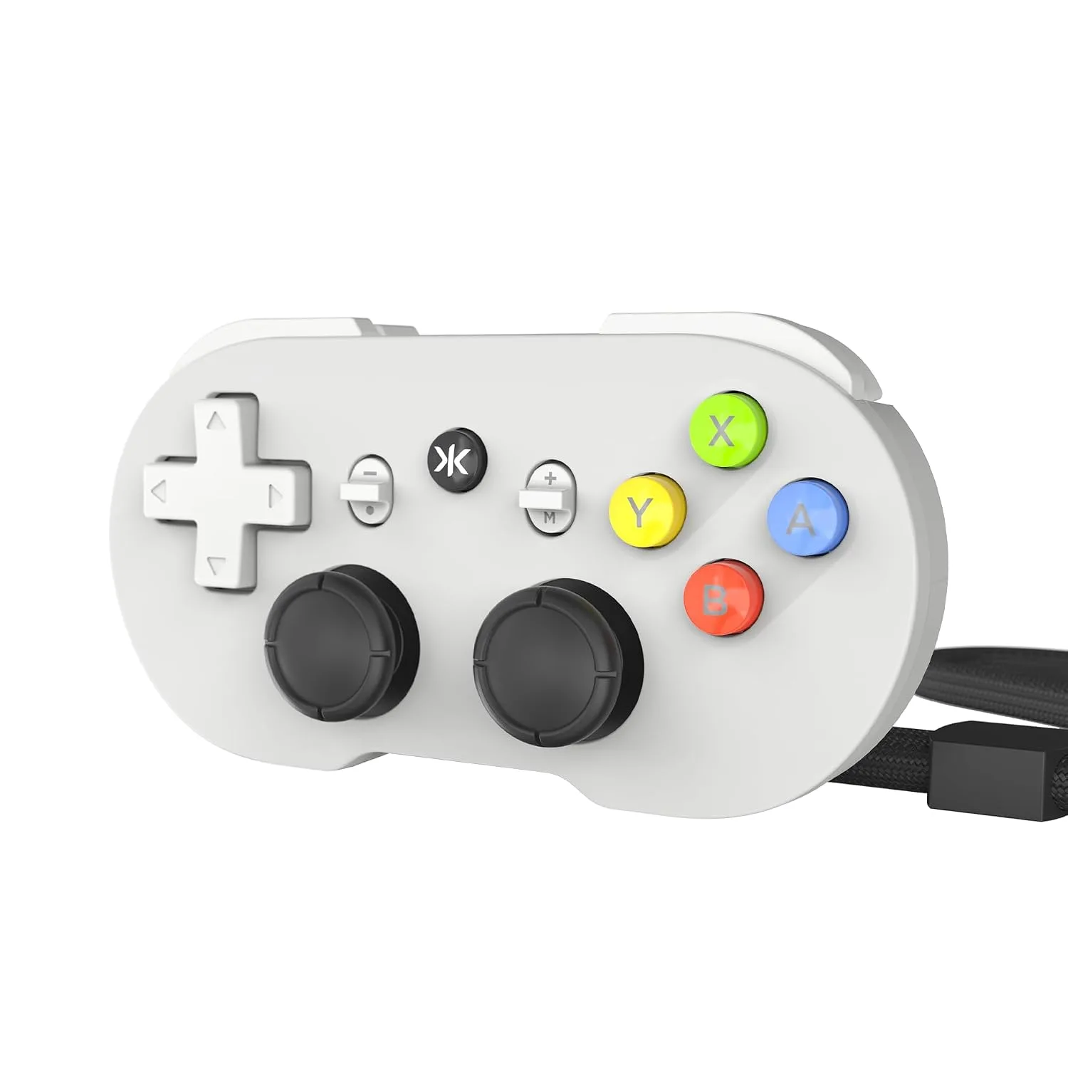 CRKD ATOM+ Wireless Mini Controller - Compatible with Nintendo Switch 2, Switch OLED, iOS, Android, PC & Smart TV - Pal Grey Edition