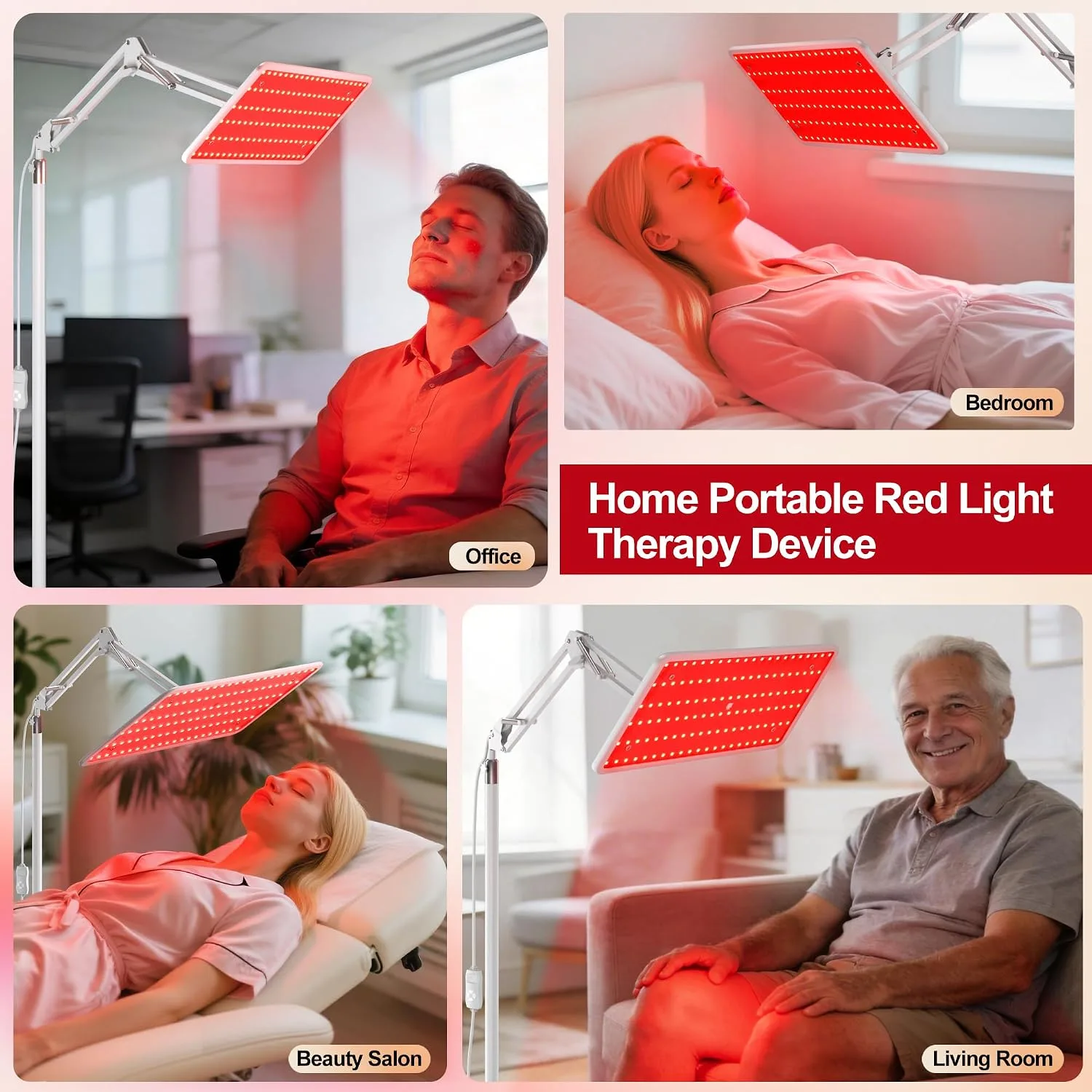 Morfone Red Light Therapy for Body Face Tri-Wavelength 660nm, 850nm, 940nm