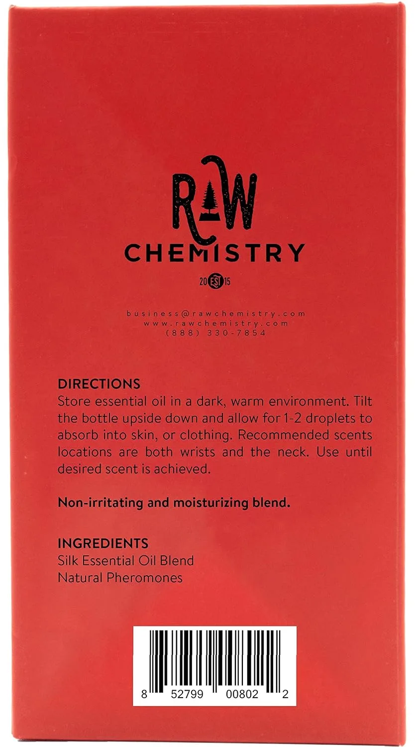 RawChemistry For Him Pheromone Infused Cologne for Men, Long Lasting 0.5 oz