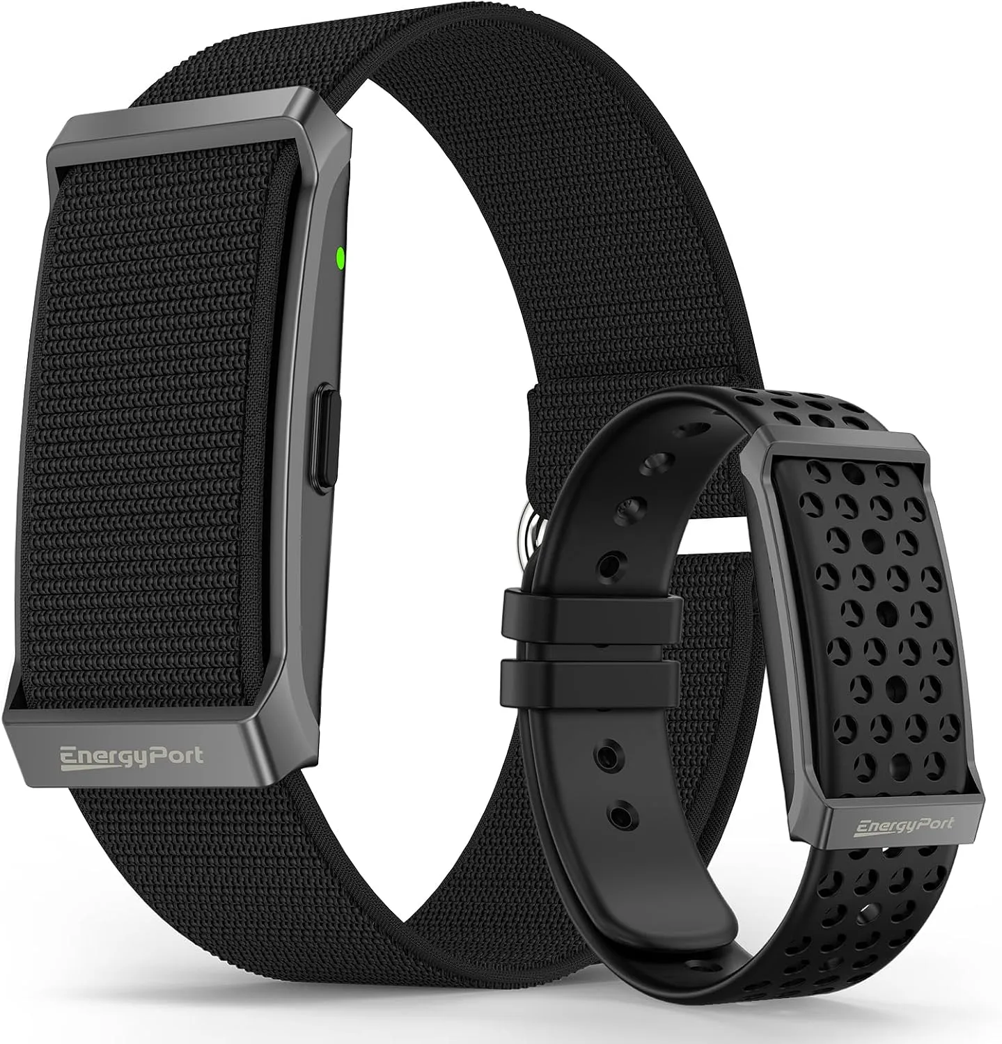 EnergyPort Fitness Tracker,Wearable Health Smart Bracelet Band with Blood Oxygen 170+ Sport Mode 60-Day Battery,Lifetime Membership,Activity Tracking Heart Rate Sleep Monitor for Android iOS,2 Bands