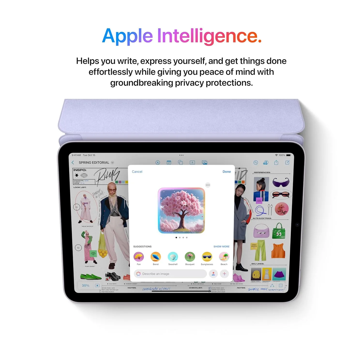 Apple iPad mini (A17 Pro): Apple Intelligence, 8.3-inch Liquid Retina Display, 256GB, Wi-Fi 6E, 12MP Front/12MP Back Camera, Touch ID, All-Day Battery Life — Purple