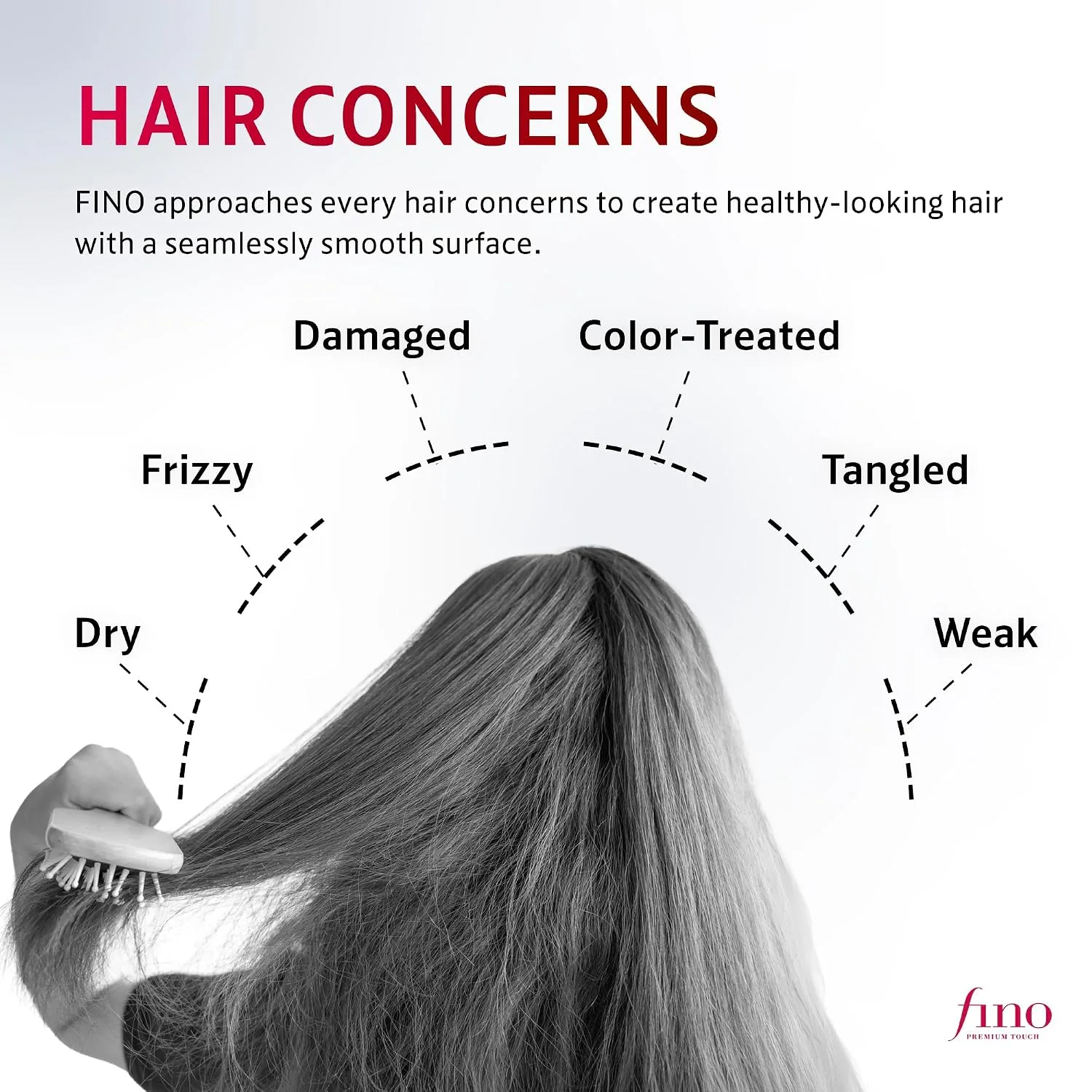 Fino Premium Touch Hair Mask, Deep Repair Japanese Hair Treatment, 8.1 oz
