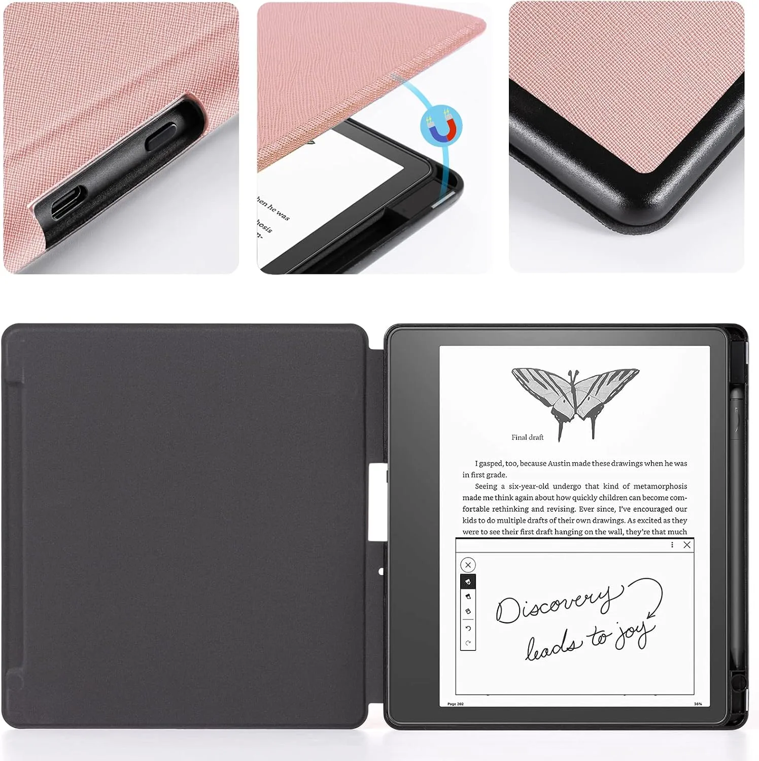 CoBak Case for 10.2 Inch Kindle Scribe (2022/2024 Release)