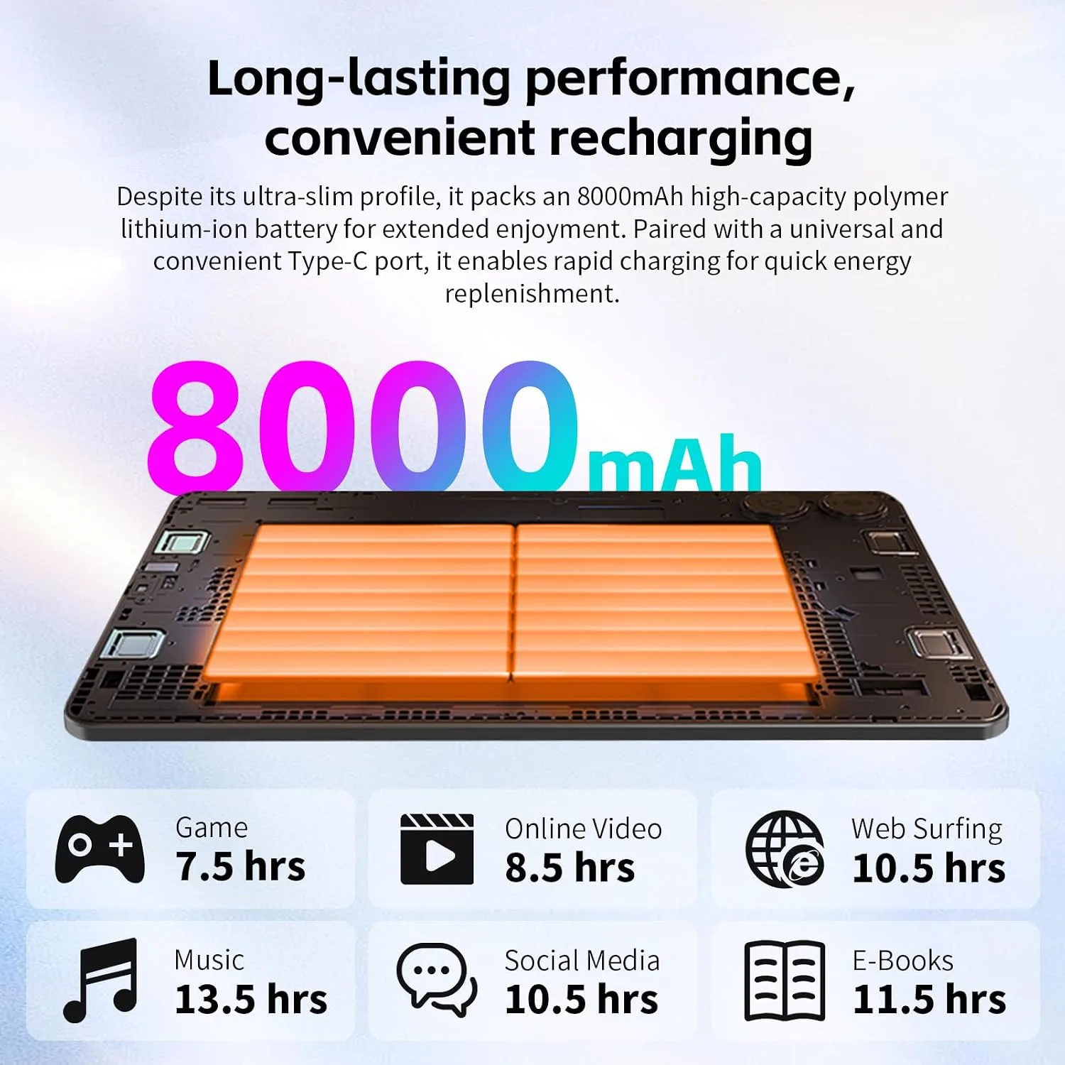 TECLAST 13.4" Android Tablet with Keyboard, 4G LTE, Large Screen Tablet