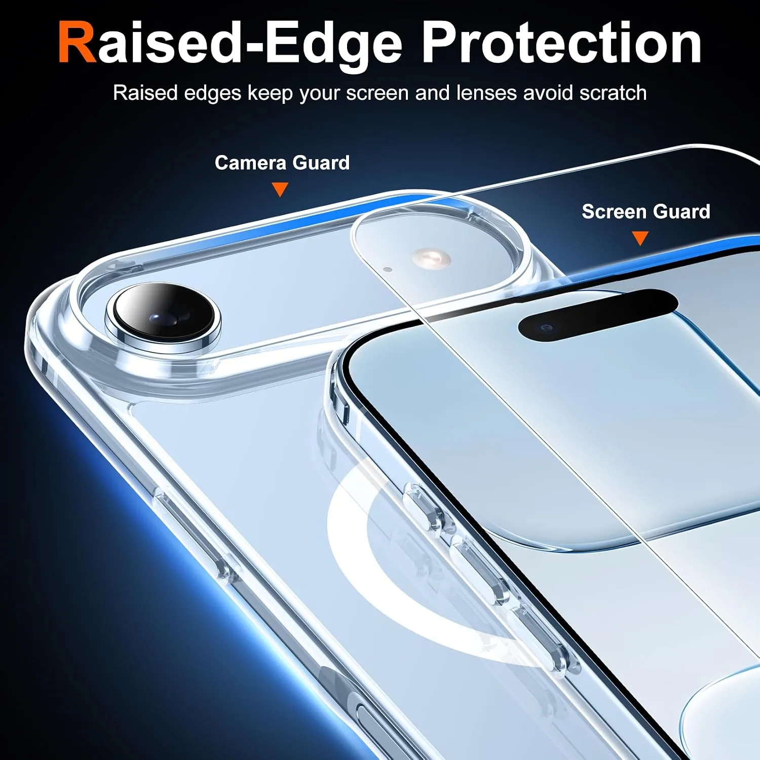 Temdan for iPhone AIR Case with Screen Protector Clear