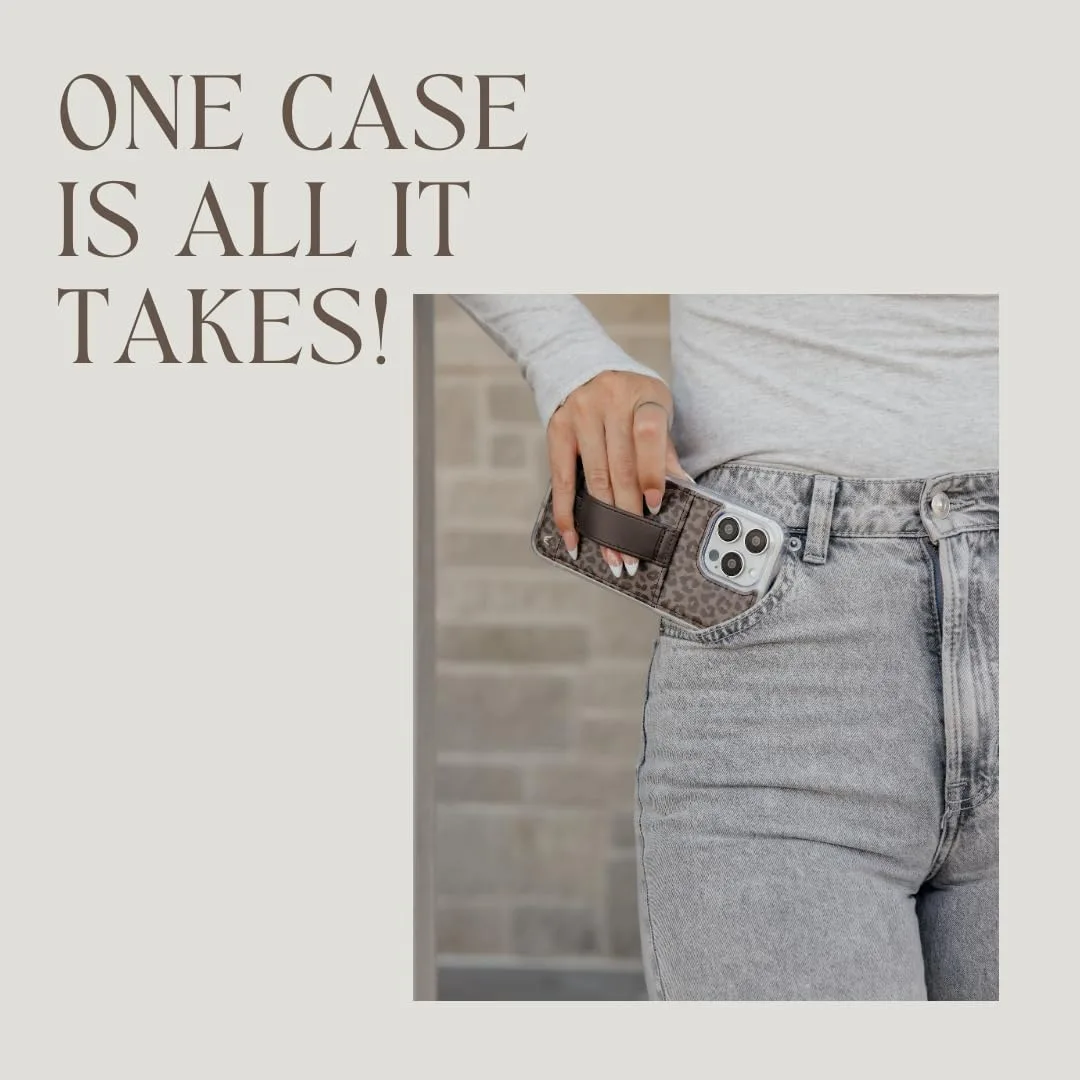 Walli Cases Wallet Phone Case for iPhone 13, Card Holder Kickstand
