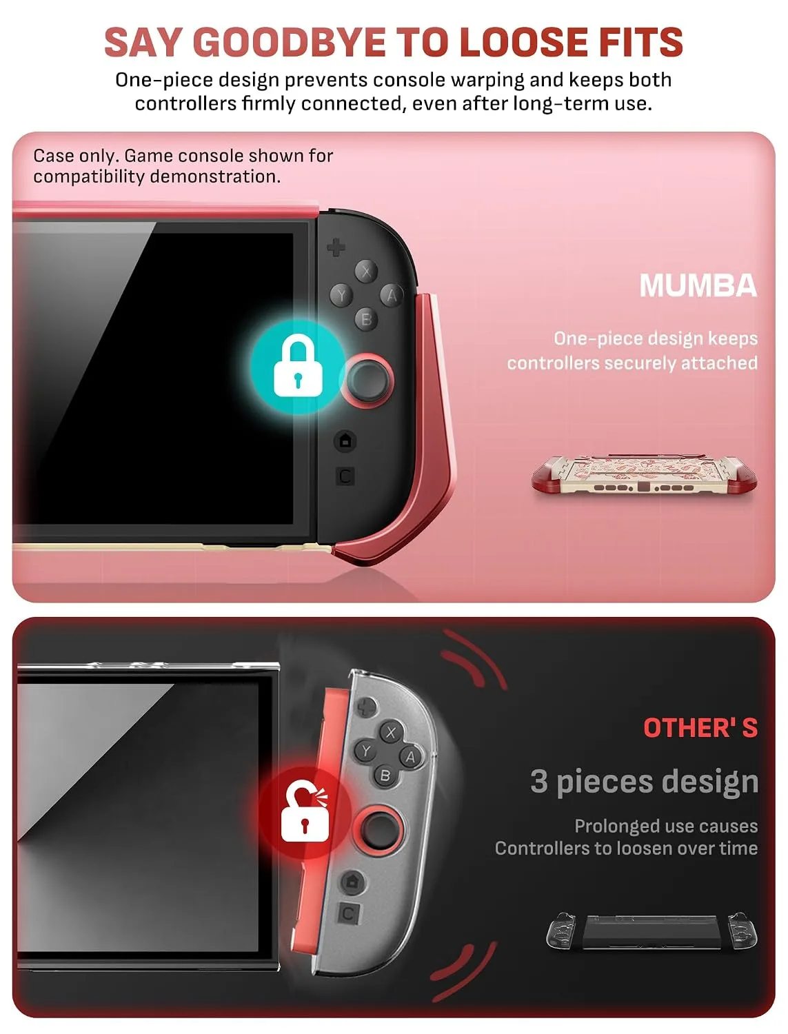 Mumba Dockable Protective Case for Nintendo Switch 2,Blade Series,Arcade