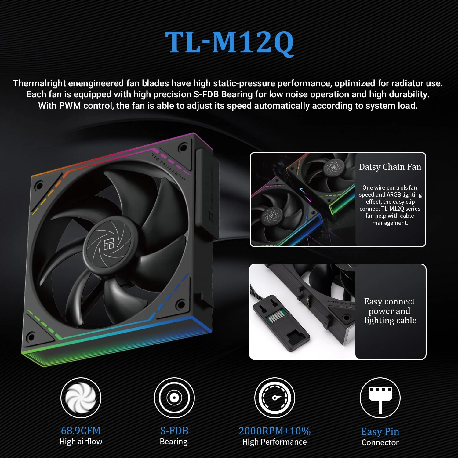 Thermalright Mjolnir Vision 360 ARGB Black V2 CPU AIO Cooler