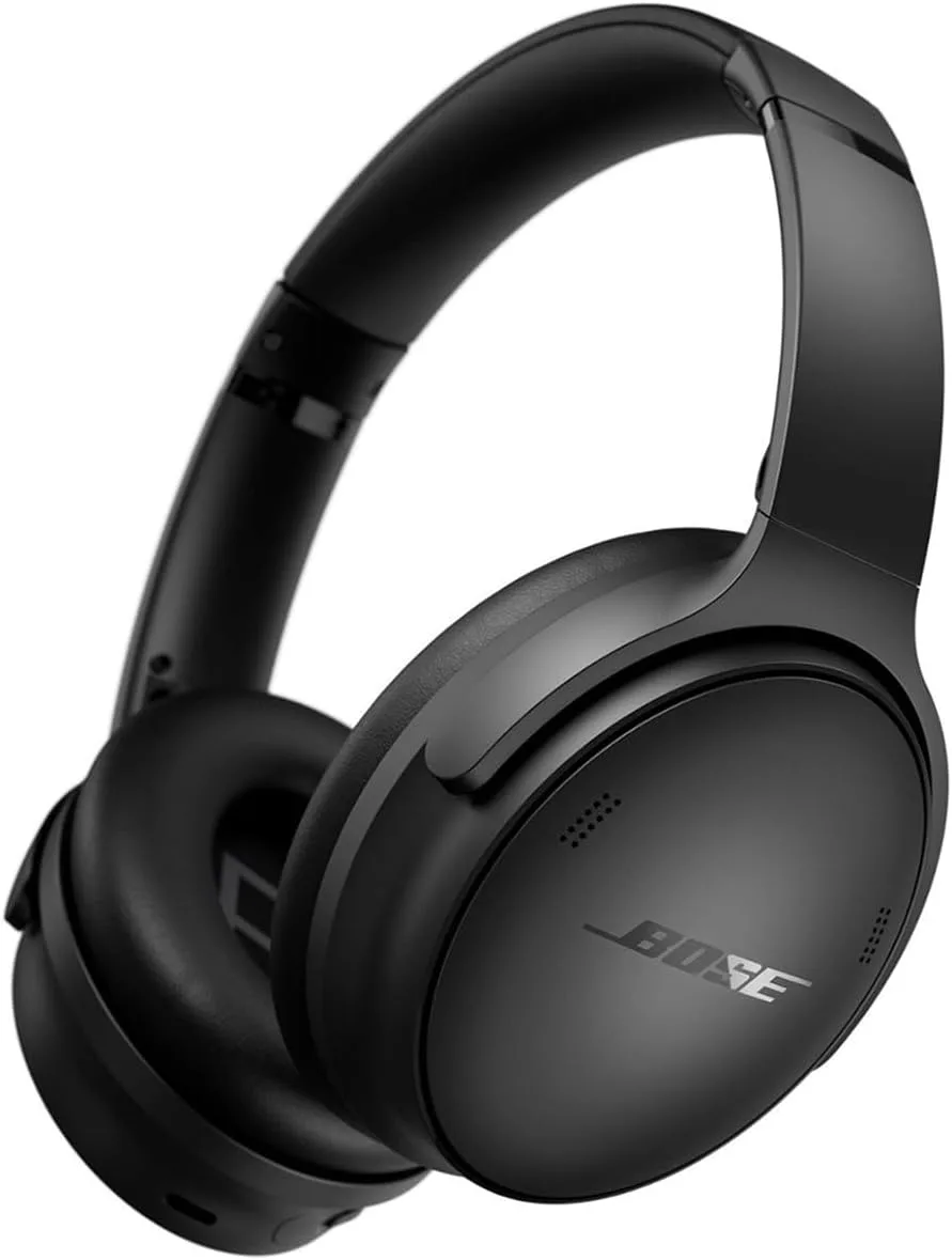 Bose QuietComfort Headphones - Wireless Bluetooth Headphones Bundle (Black)