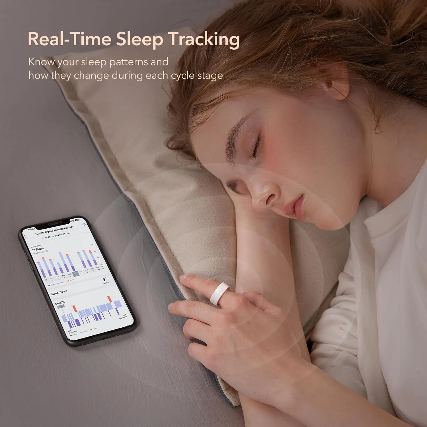 femometer Ring Gen1 for Fertility and Ovulation Tracking, Size8
