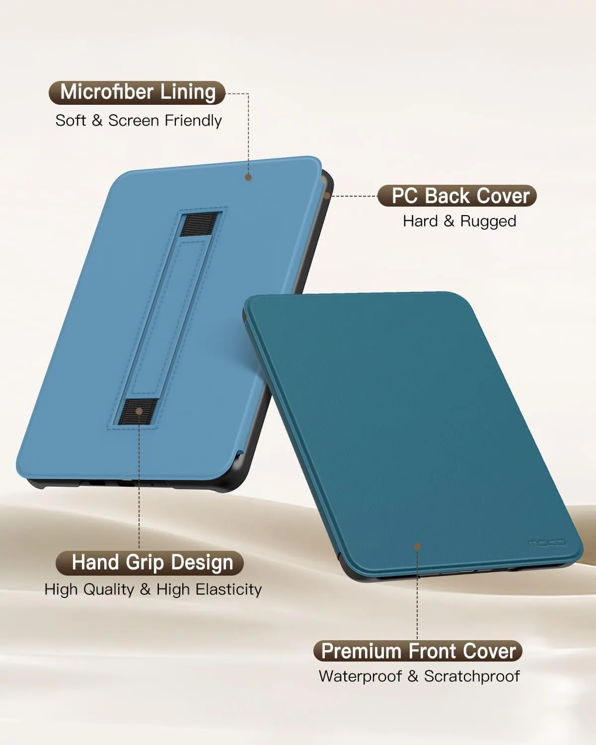 MoKo Case for 6" Kindle (11th Generation-2024/2022 Release), French Blue