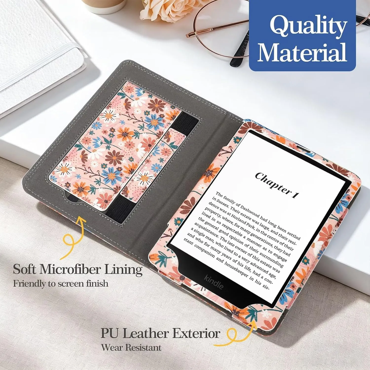 Case for 7"/6.8" Kindle Paperwhite 12/11th Generation 2024 2021