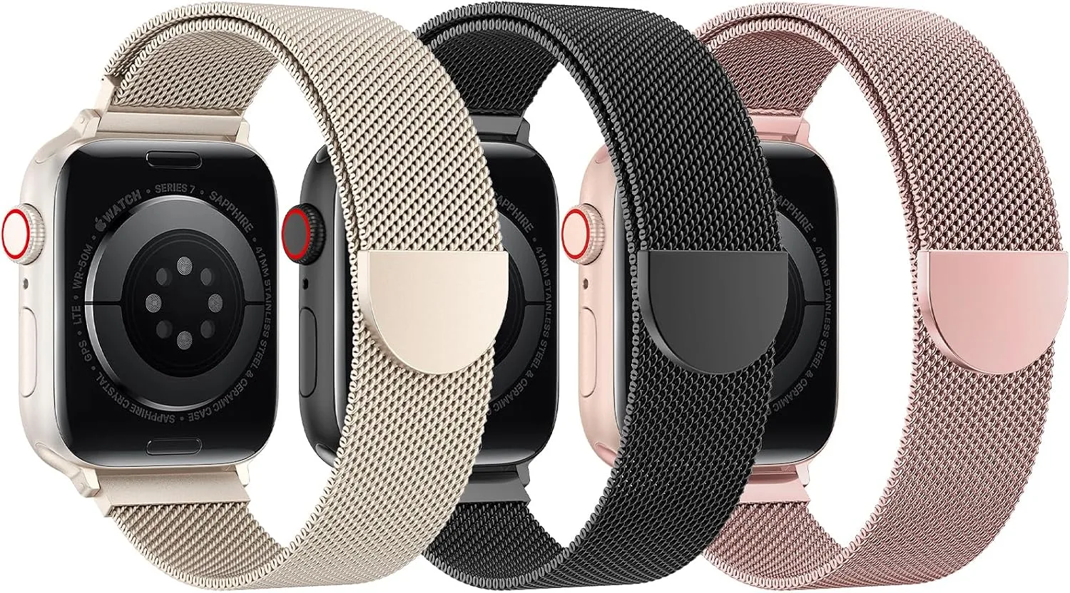 Correas para Apple Watch Belongme 3 unidades Mesh Loop