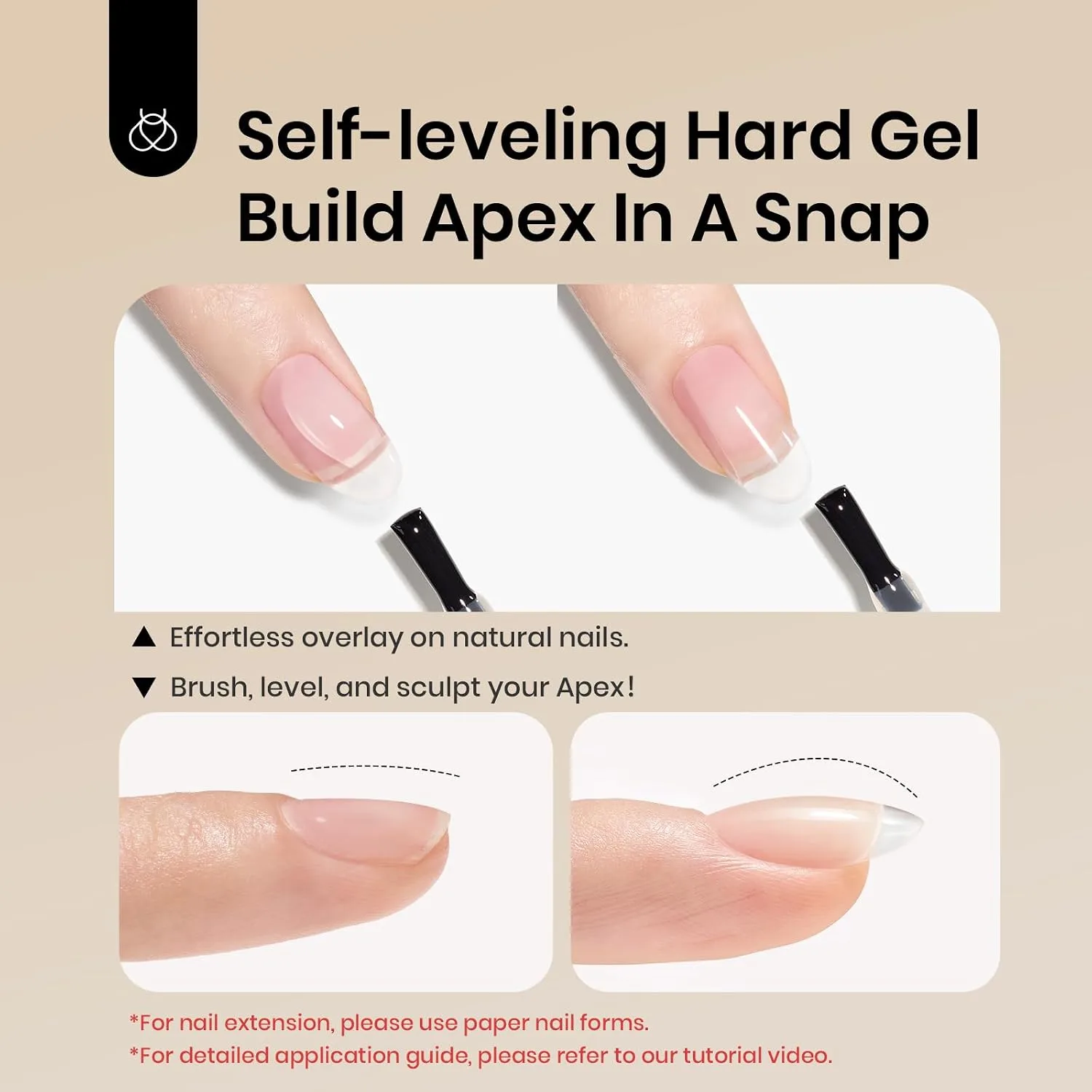 Beetles Builder Gel for Nail and Blooming Gel Set With Nail Brush 2Pcs 15ml