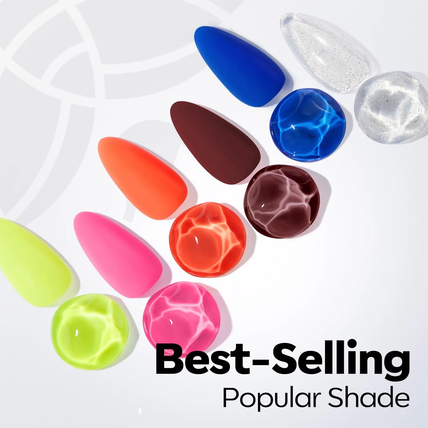 modelones Pink Gel Nail Polish, Bright Hot Pink Neon Neon Nail Polish