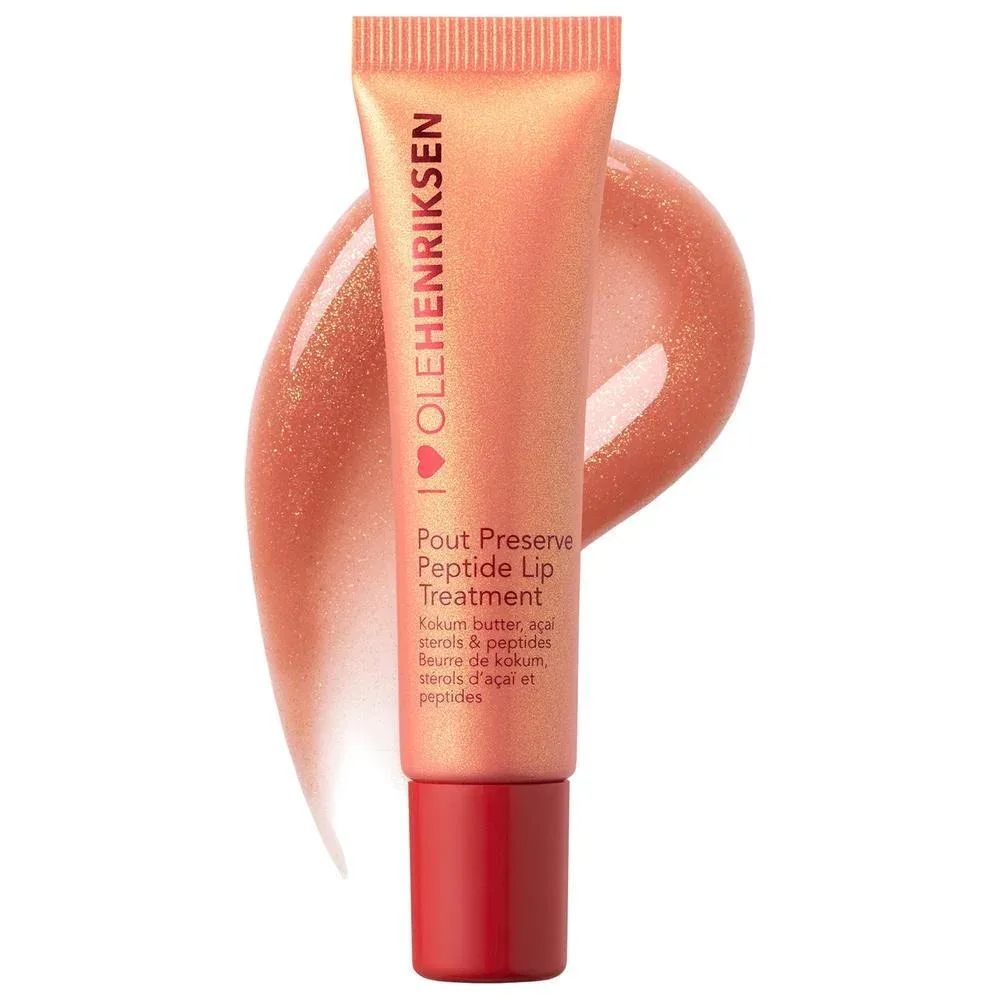 Pout Preserve Tratamiento Labial Hidratante con Péptidos - Citrus Sunshine - sheer tint + fresh citrus scent - Strawberry Sorbet Glimmer