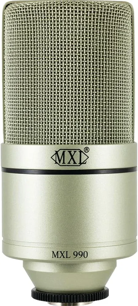 Micrófono Condensador MXL 990 para Podcasting, Canto y Grabación de Estudio