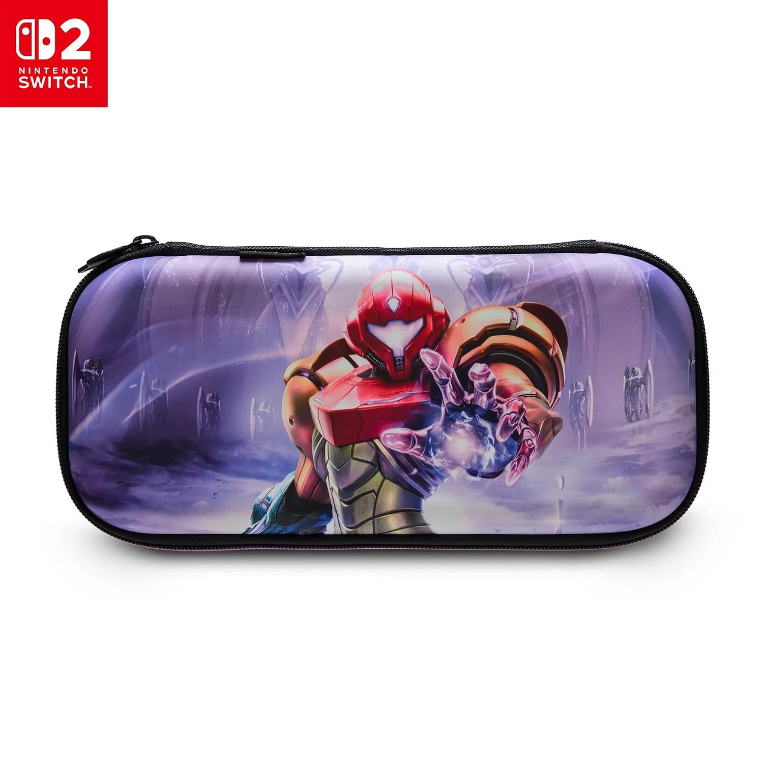 PowerA Slim Case for Nintendo Switch 2 - Metroid Prime 4: Beyond, Officially Licensed, Protective Case, Holds 10 Game Cards, Padded Screen Protector, Built-in Play Stand