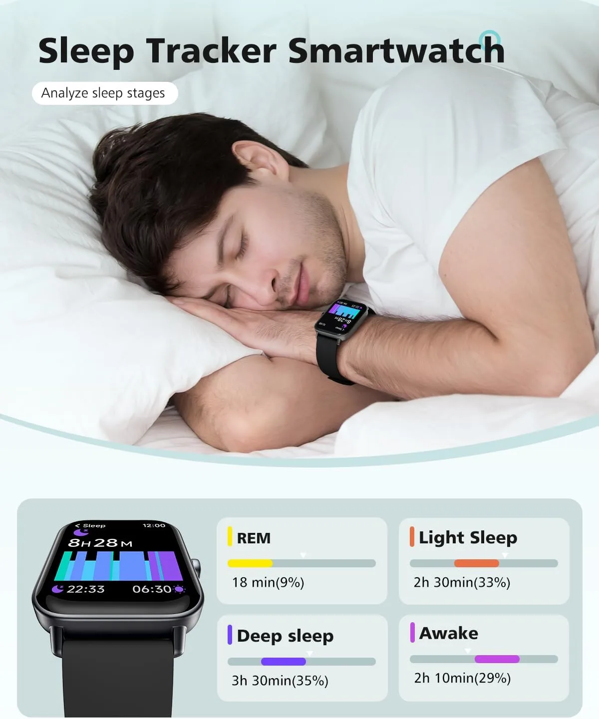 Smart Watches for Women Men, Alexa Smart Watch for Android Phones/iPhones