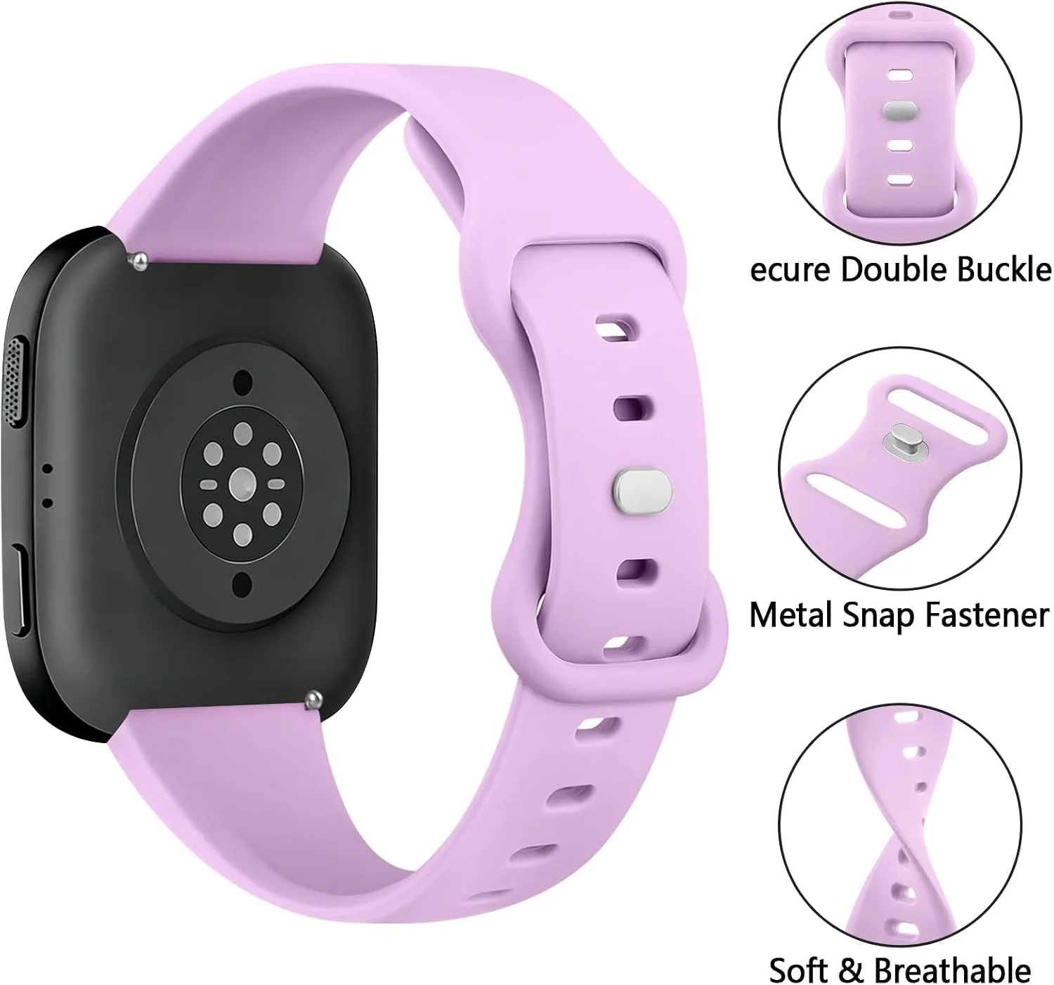Vancle Veryfit Smart Watch Bands, for VeryFit IDW13 IDW16 IDW19 IDW26 IDW28 Soft Silicone Adjustable Straps