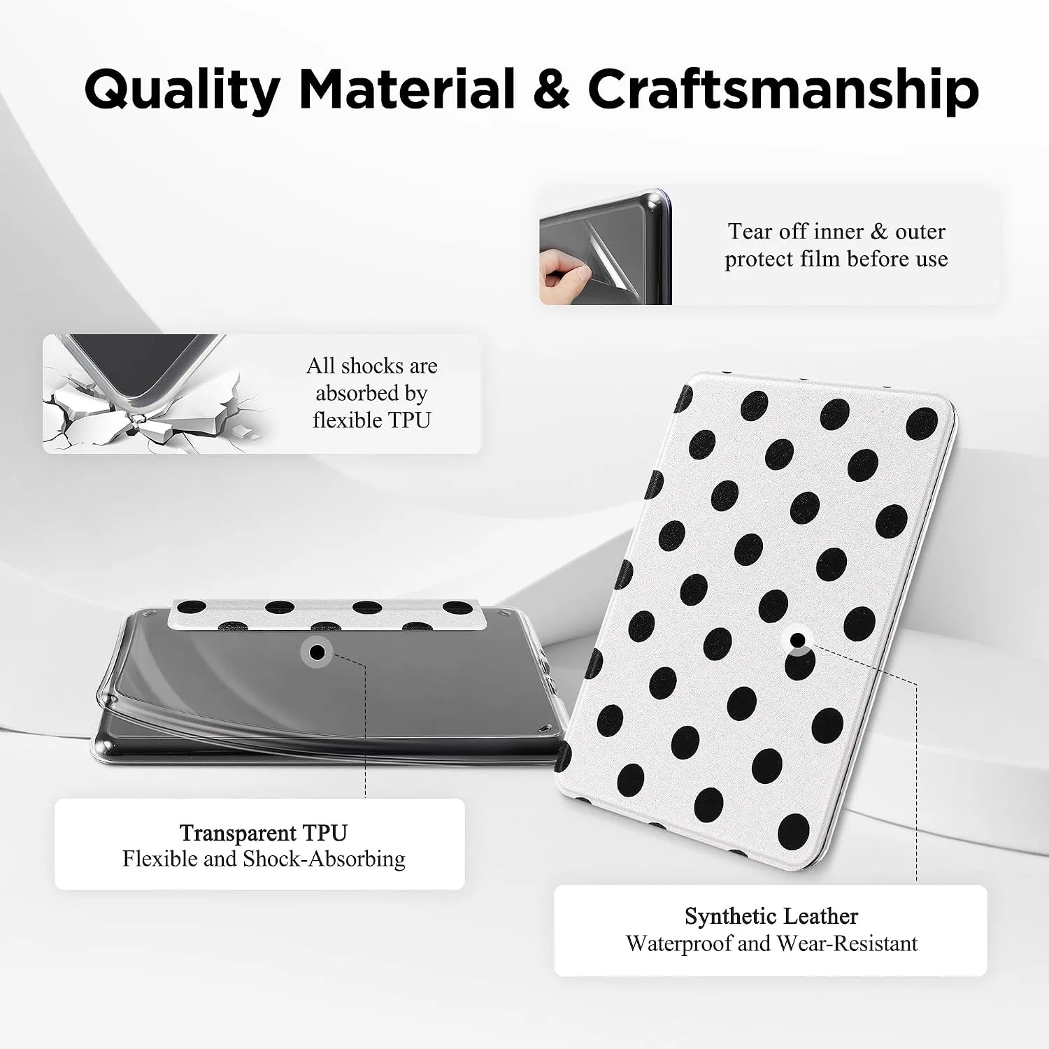 SESENSE Magnetic Case for 7'' Kindle Paperwhite 12th Gen 2024 & Colorsoft