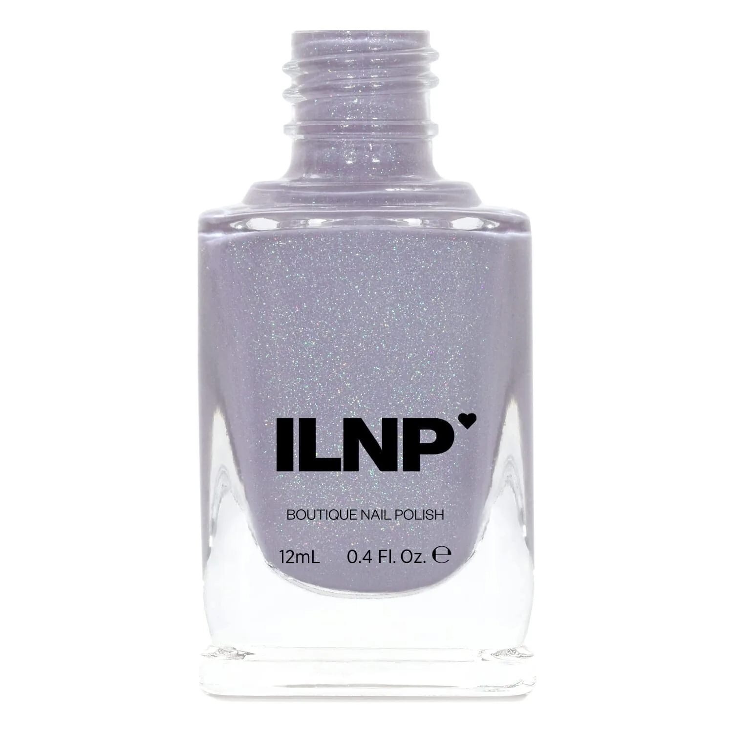 Esmalte de uñas ILNP ASAP Lavanda Azul Suave Holográfico 12ml