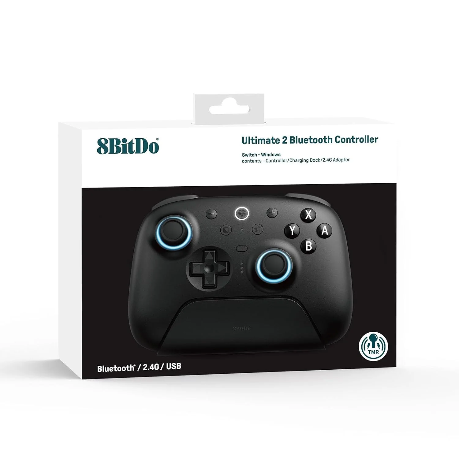 8Bitdo Ultimate 2 Bluetooth Controller for Switch 2, Switch & Windows,Black