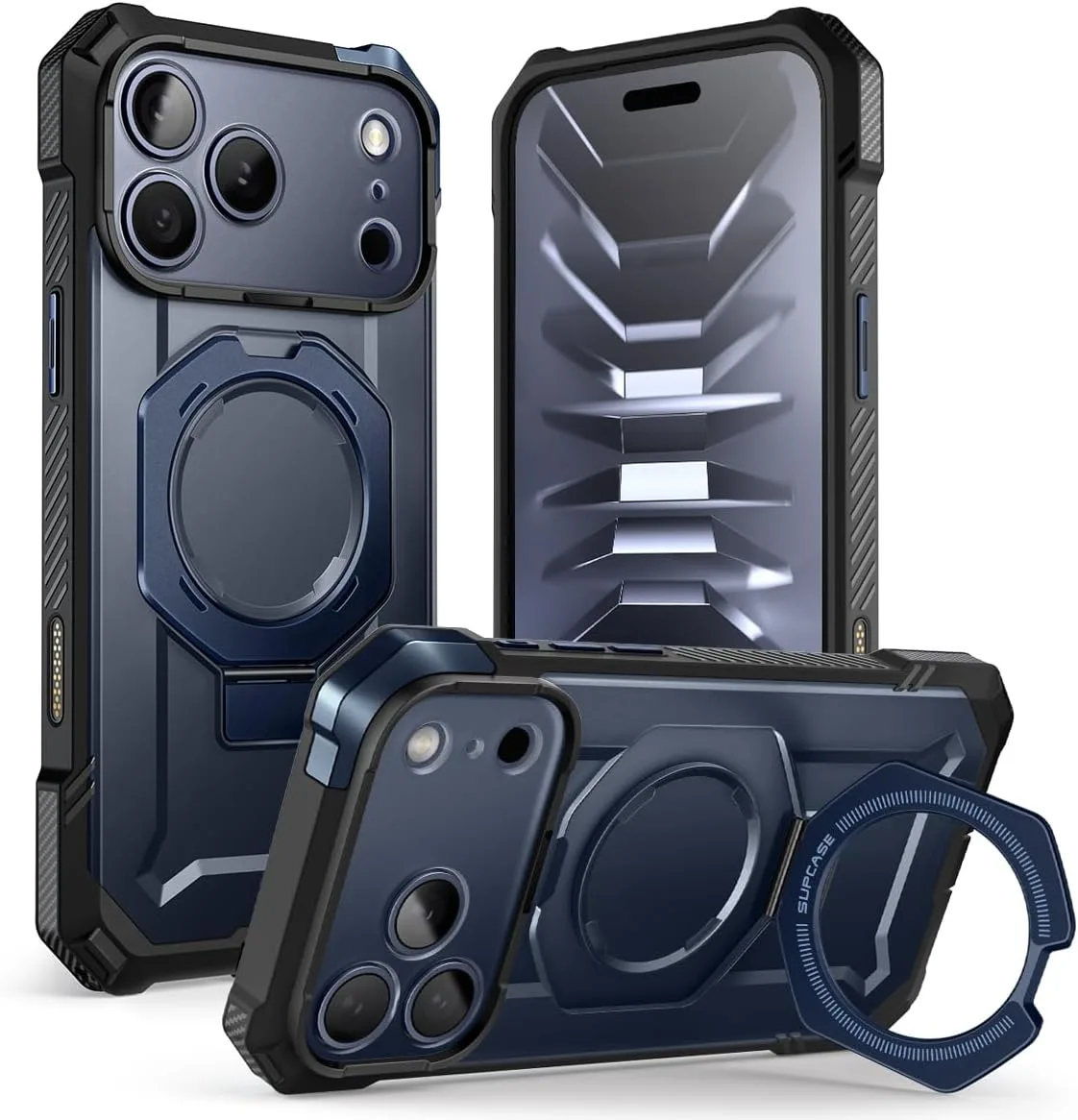 SUPCASE for iPhone 18 Pro Case / 17 Pro Case with Stand, Azure