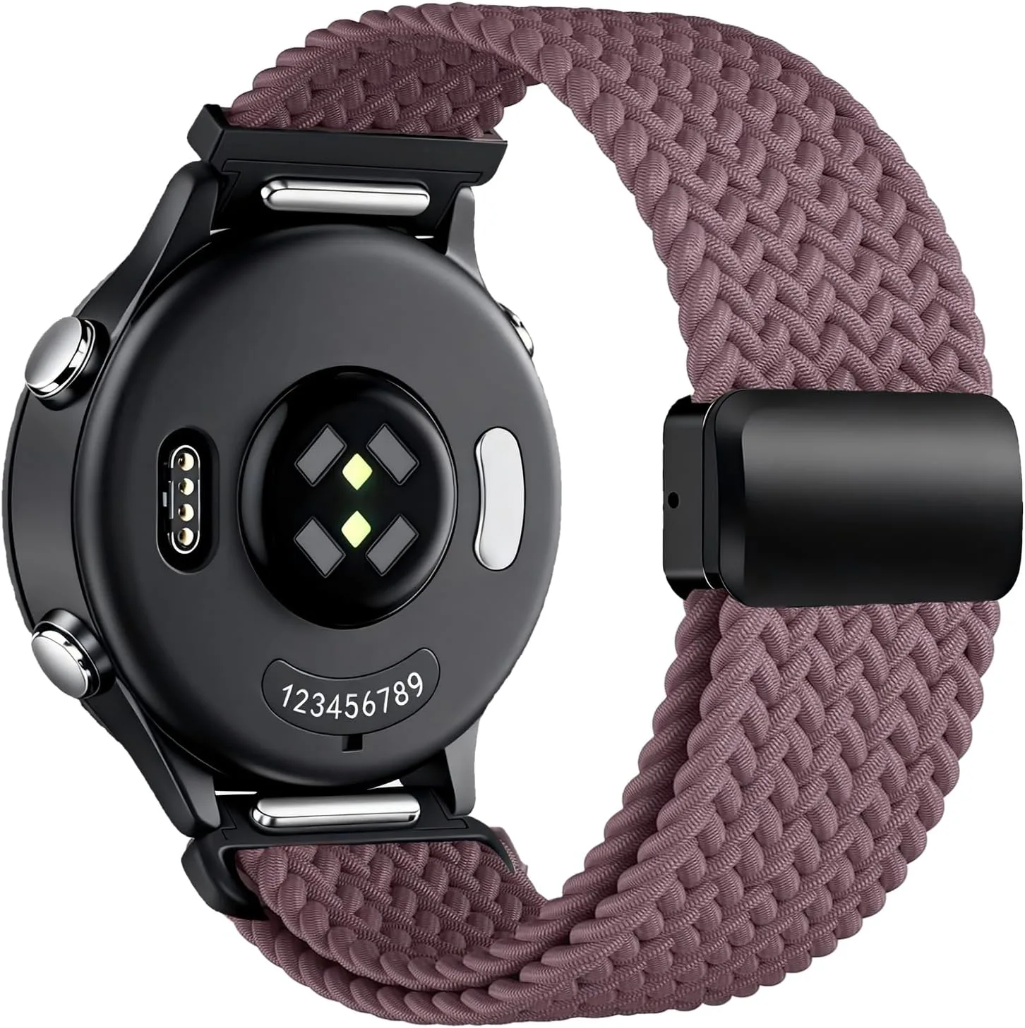 Correa Yeahxing compatible con Coros Pace 4/3 Apex 2 Pro/Apex Pro 22mm Smoke Purple