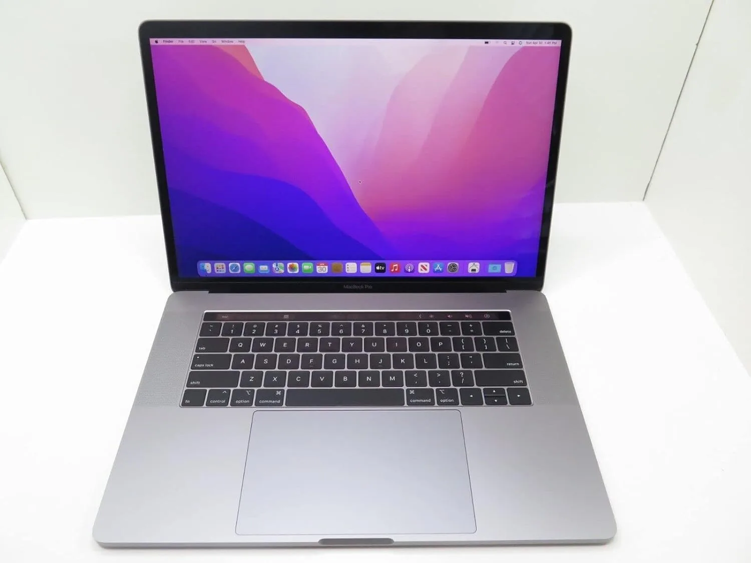 Mid 2019 Apple MacBook Pro Touch Bar with 2.6GHz Intel Core i7 (15.4 inches, 32GB RAM, 512GB SSD) Space Gray (Renewed)