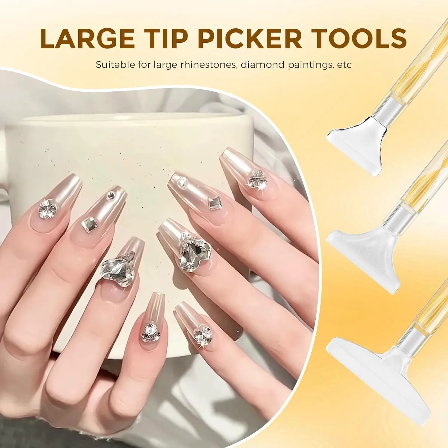 5.0 Pro Rhinestone Picker Tool Kit 16pcs, Bedazzling Pen | Diamond Art Tool