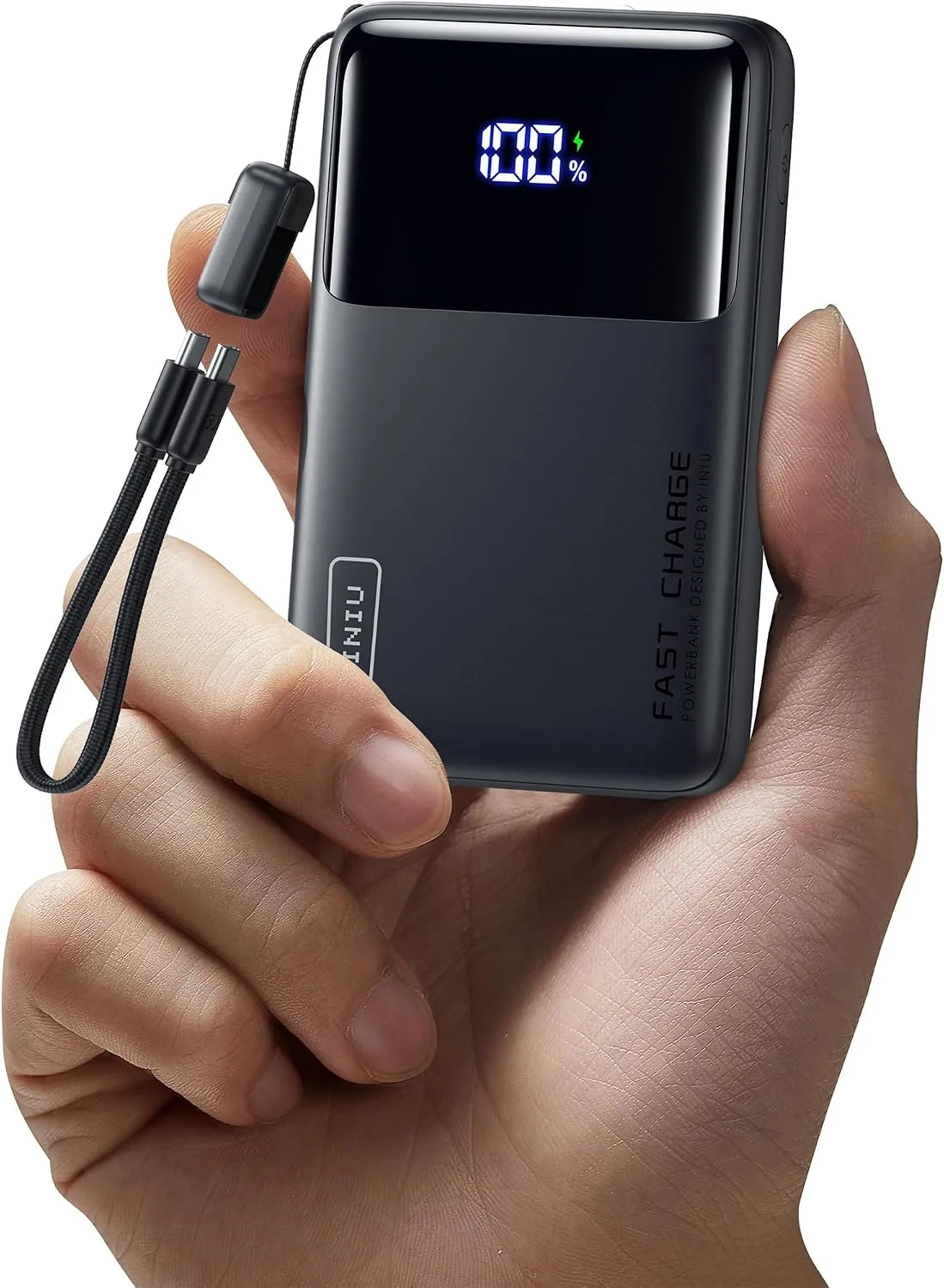 INIU Power Bank, Compact 10000mAh 45W PD Fast Charging Portable Charger