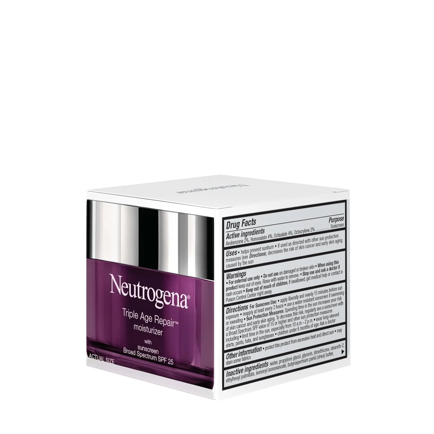 Neutrogena Triple Age Repair Face Moisturizer, SPF 25, 1.7 fl. oz
