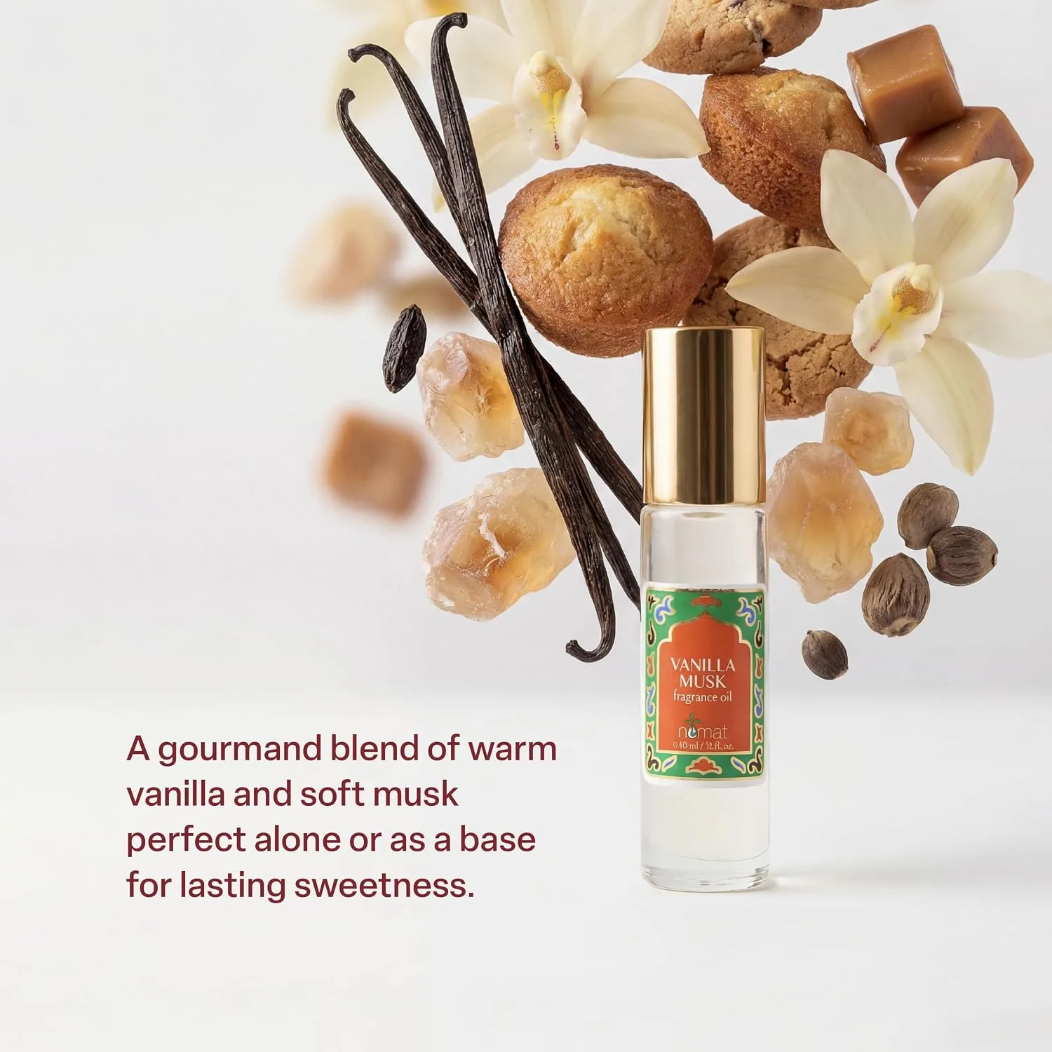 Nemat Vanilla Musk Perfume Oil Roll-On, 10 ml