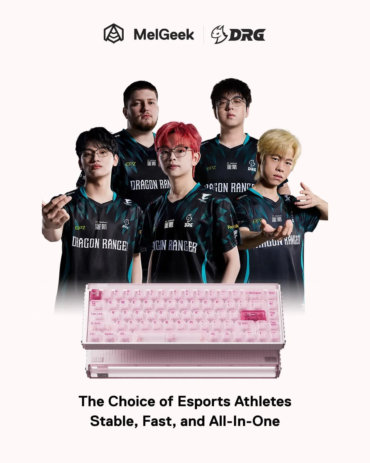 MelGeek MADE68 Pro+ Wired Hall Effect Magnetic Gaming Keyboard | 65% Layout