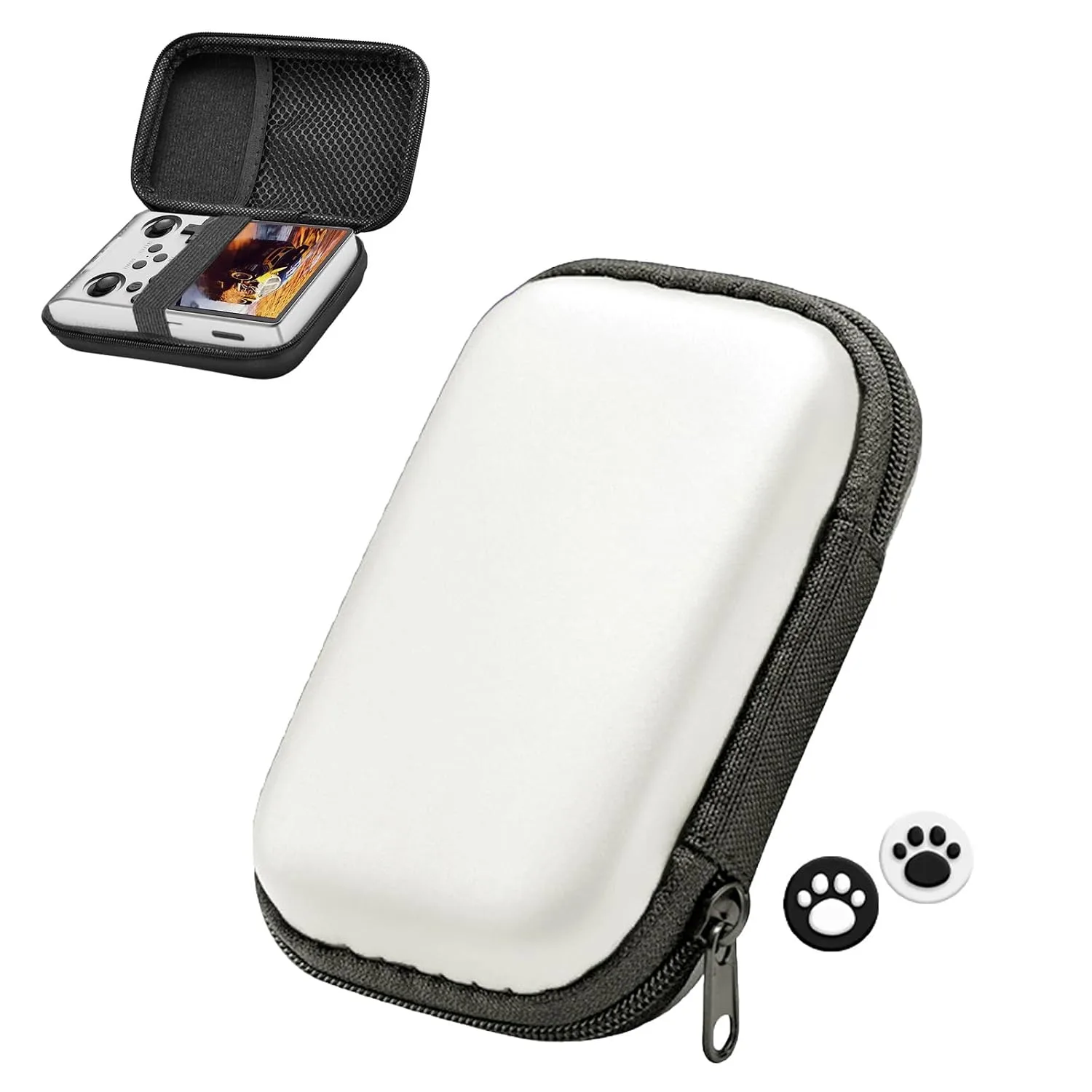 TEHAOUU Hard Storage Bag Compatible with R35S / R36S Bag Portable EVA Protective Case Gaming Console Cover Accessories