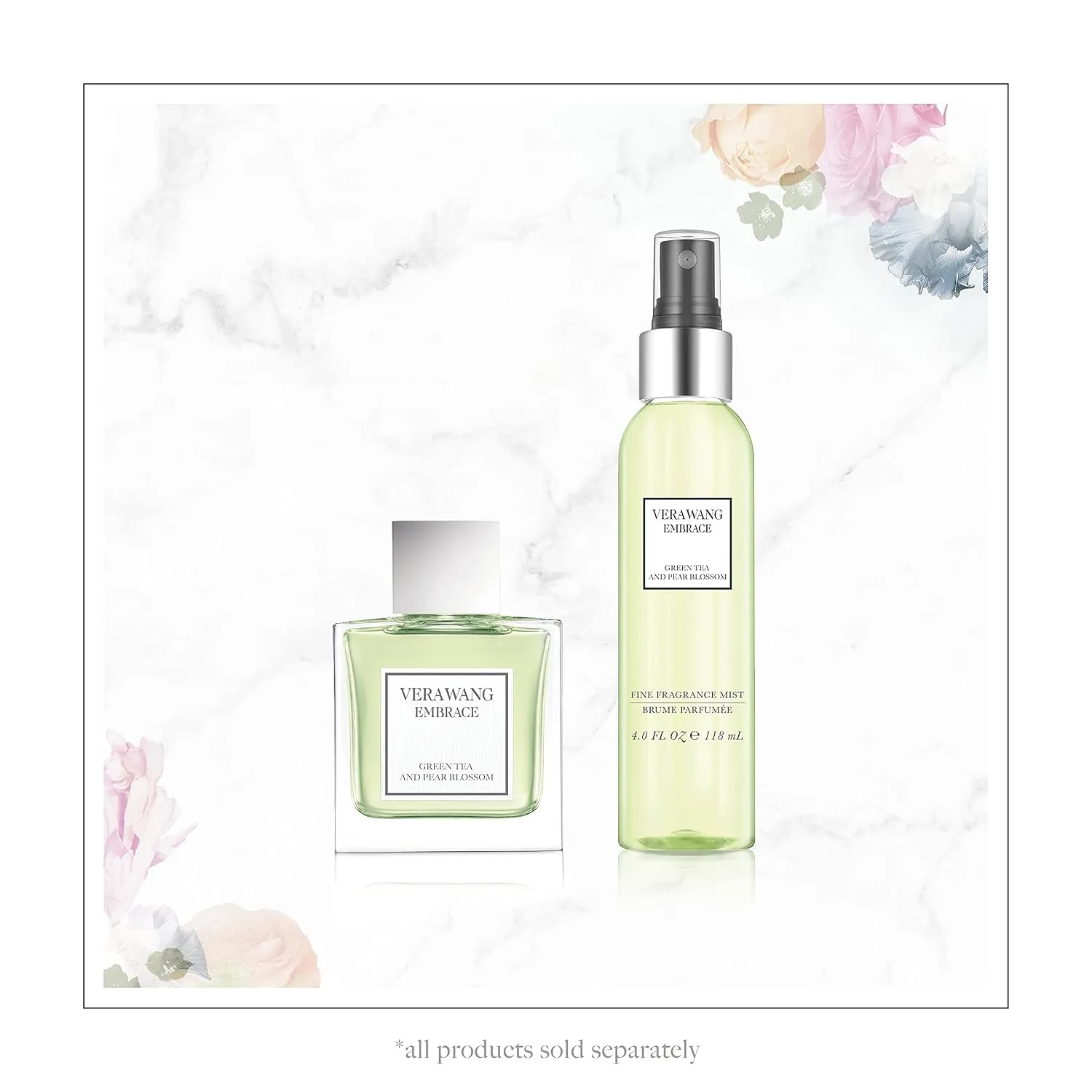 Vera Wang Embrace Green Tea & Pear Blossom Women's Body Mist, 8 fl oz