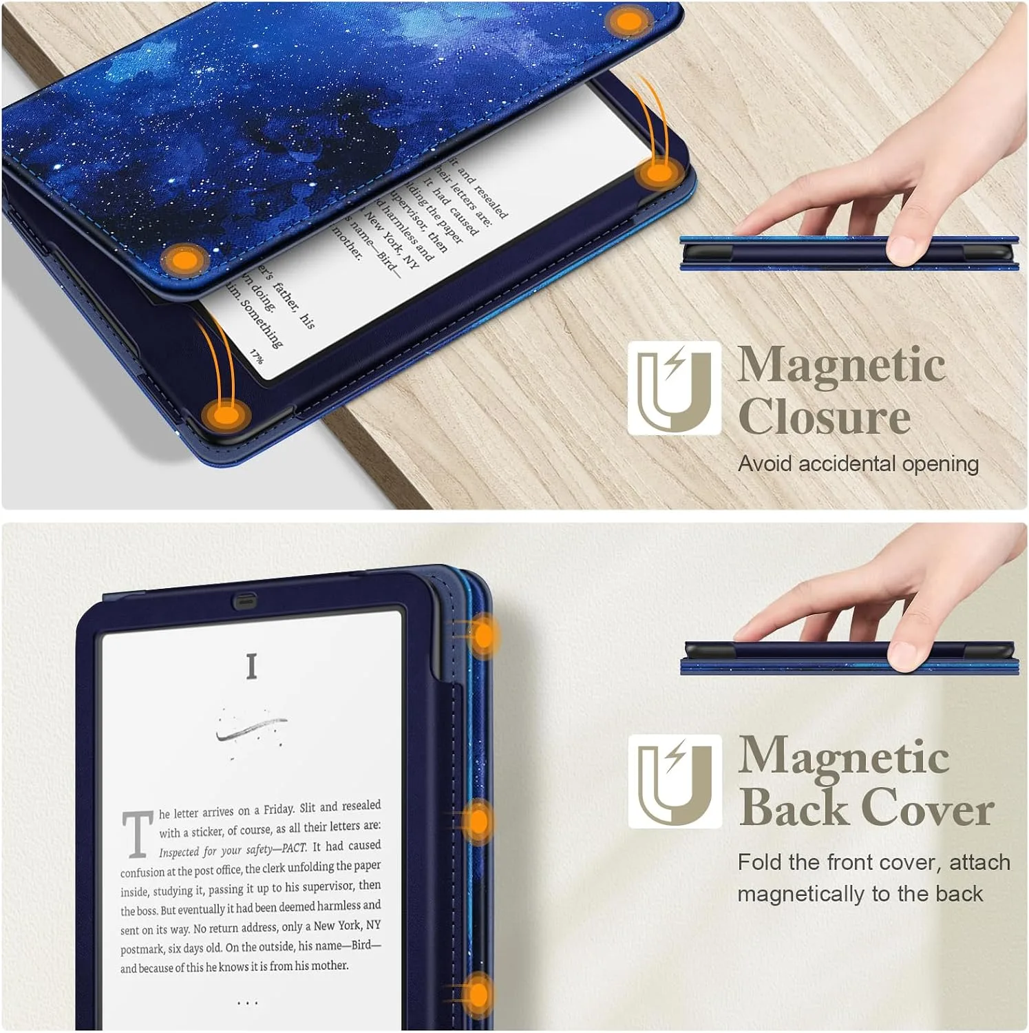 Fintie Case for 7"/6.8" Kindle Paperwhite 12th/11th Gen & Kindle Colorsoft
