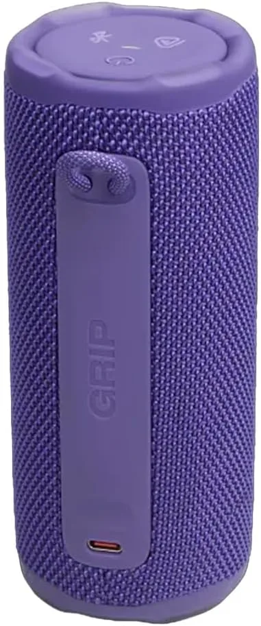 JBL Grip Compact Portable Bluetooth Speaker Bundle with gSport Case (Purple)