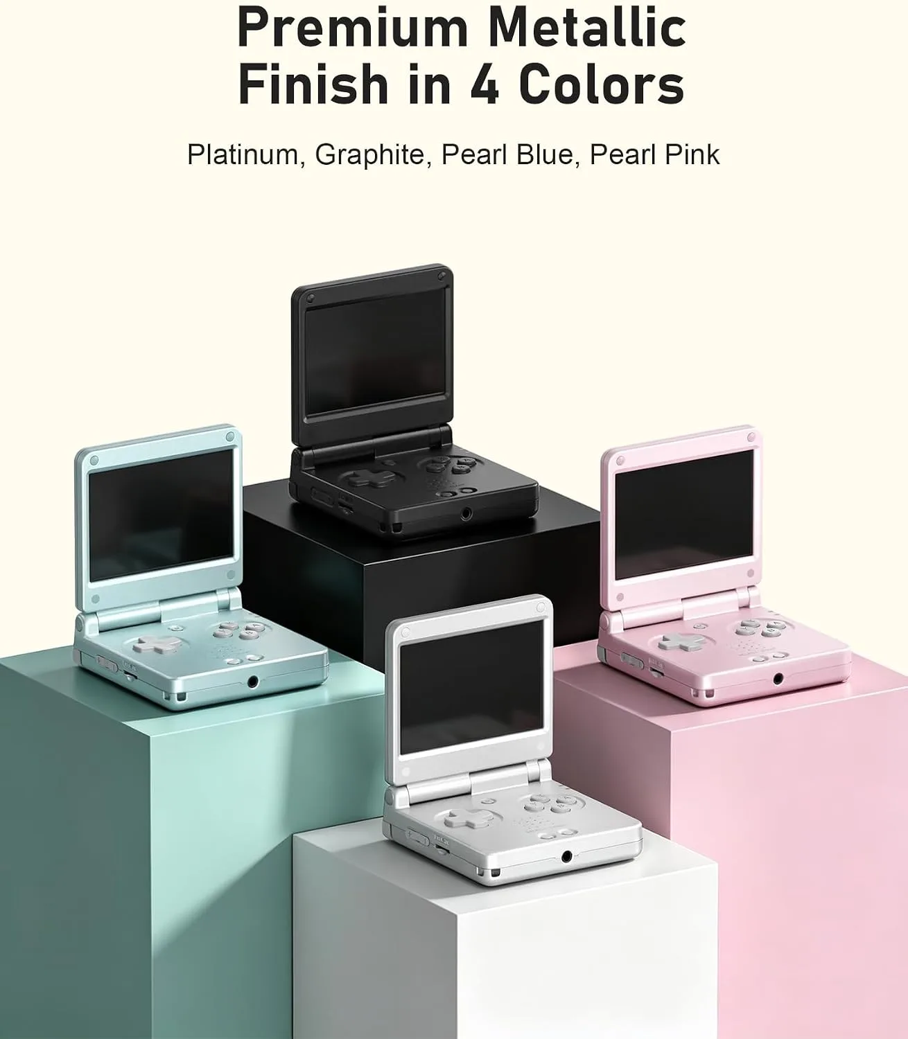 RG SP Flip Retro Handheld Game Console Linux RGSP Portable Game Console with 3.4'' IPS Screen RG SP Supports HDMI Wi-Fi 3300mAh NO Preloaded Games 16GB