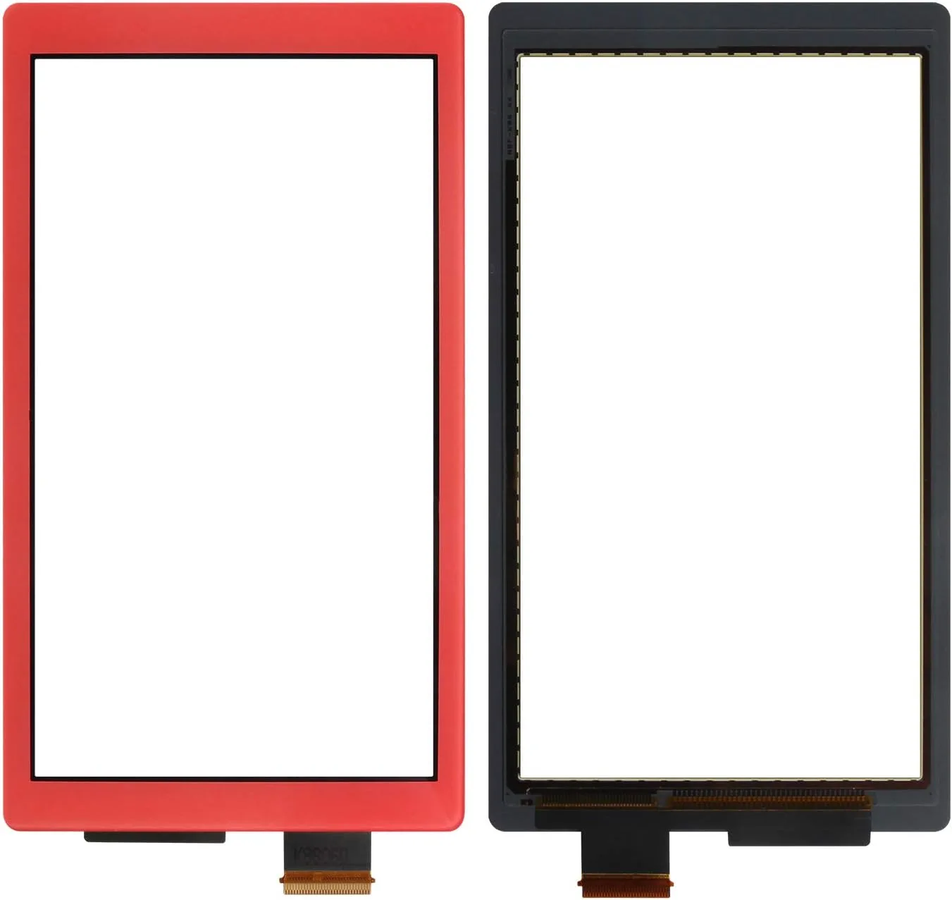 A-MIND for Nintendo Switch Lite Touch Screen Only，Front Touch Panel Replacement Parts Repair Set， with Free Tool Repair Kit + Screen Protector (Coral)